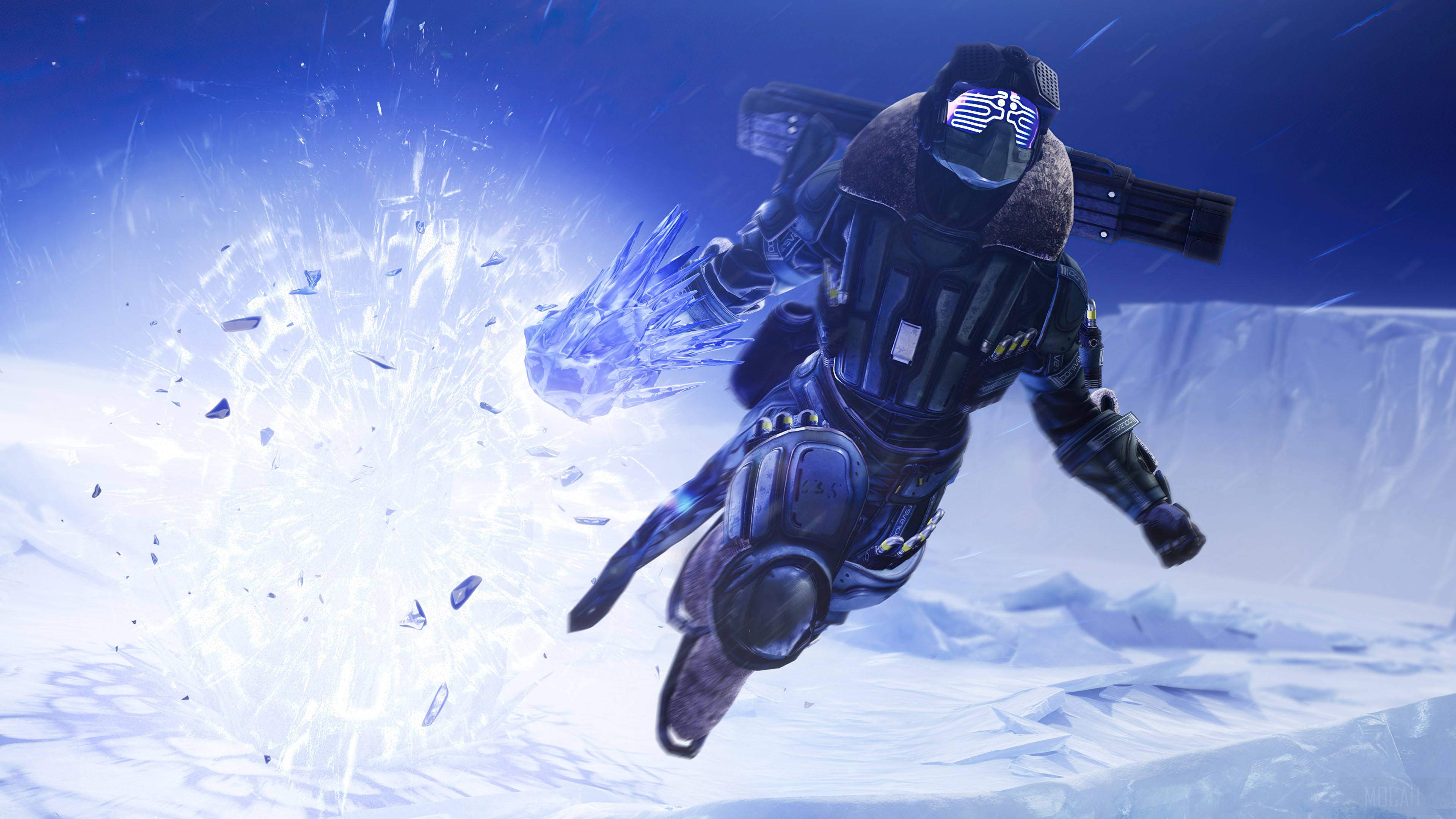 Destiny 2 Beyond Light Karakter Vlieg Muurpapier