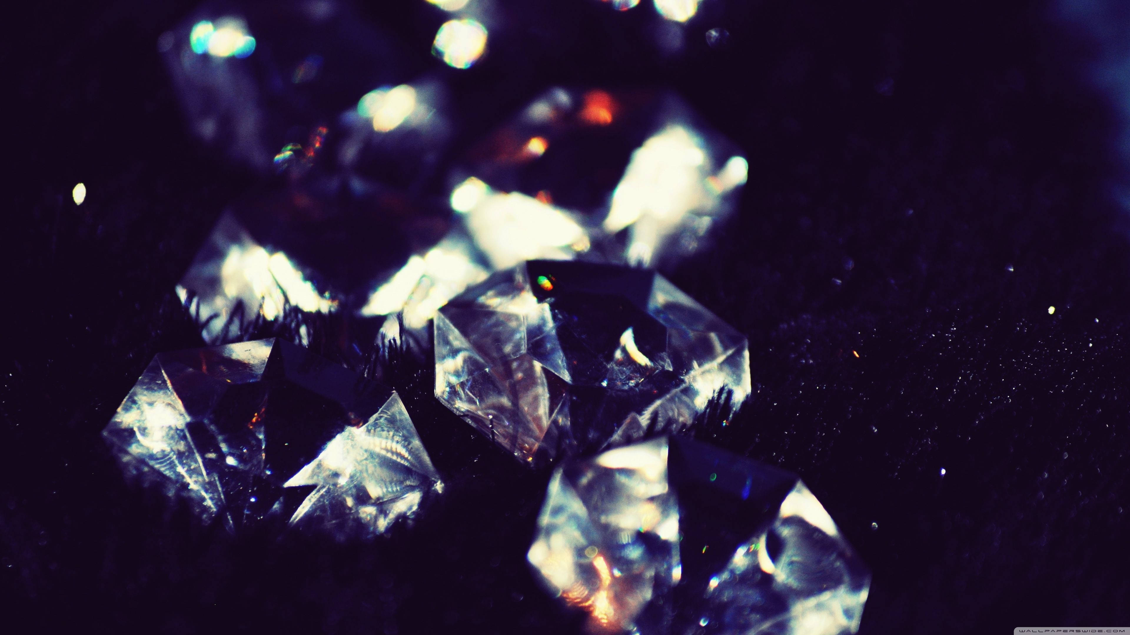 Diamante Vintage Estetiese Makro Muurpapier