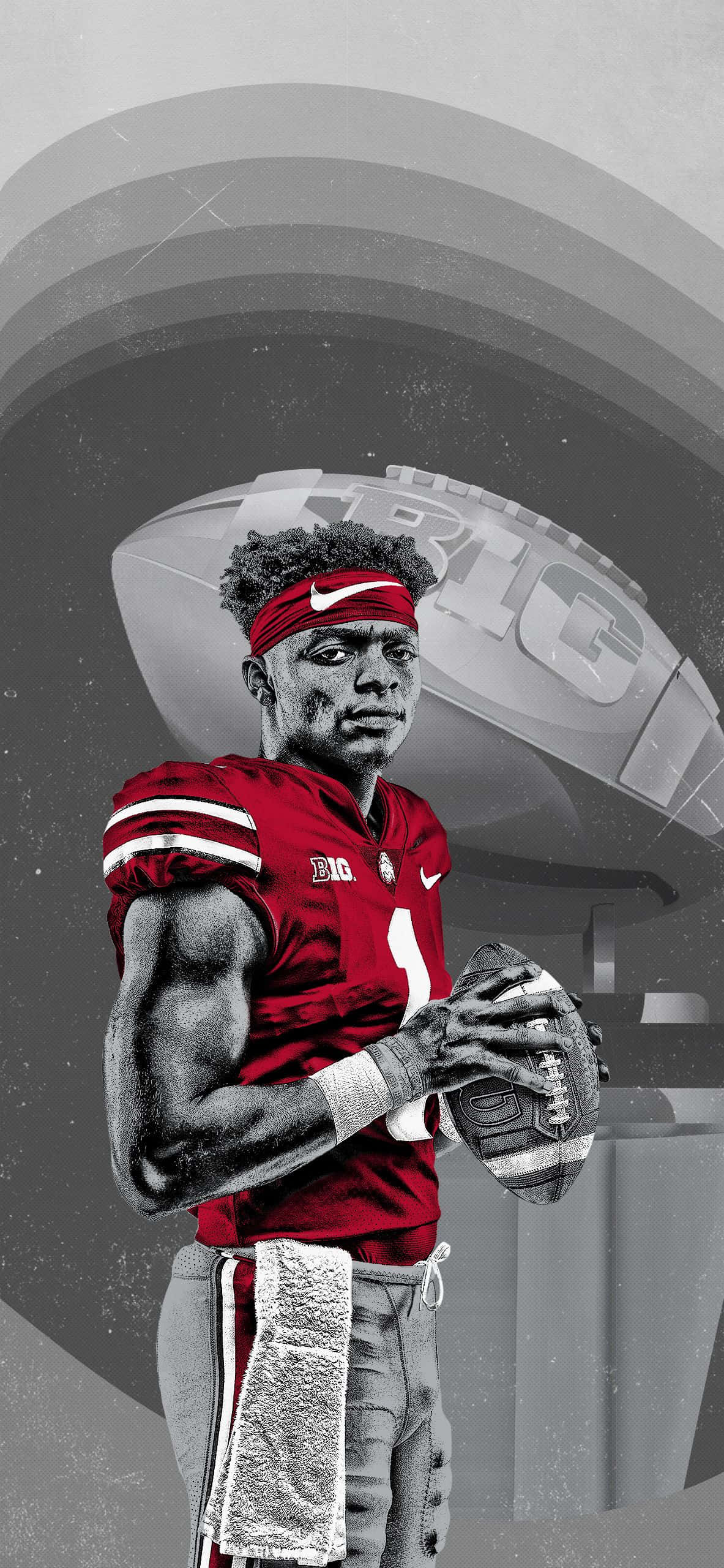 Die Amptelike App van Ohio State Sokker! Muurpapier