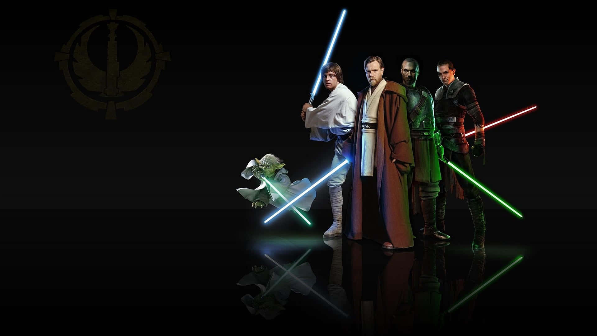 “Die band tussen 'n Jedi en hul ligsabel is een van die kragtigste magte” Muurpapier