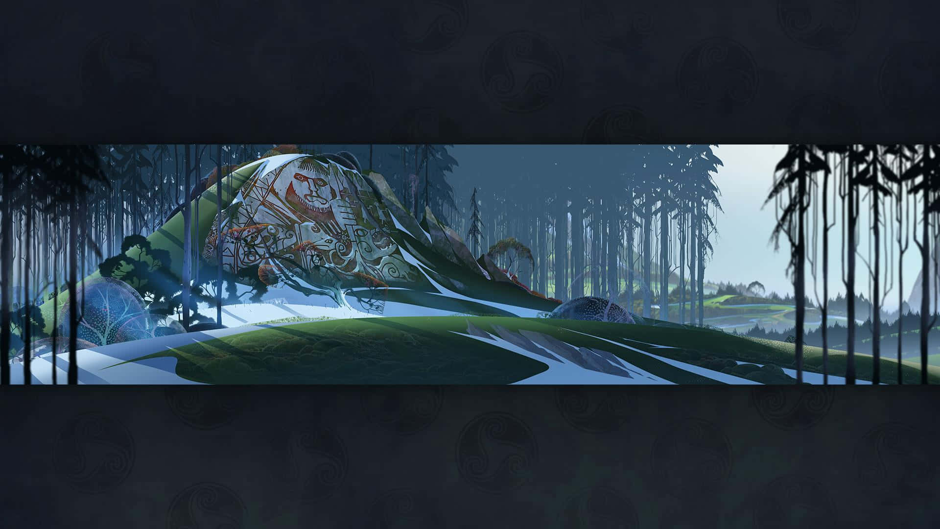 Die Banner Saga Bos Agtergrond Muurpapier