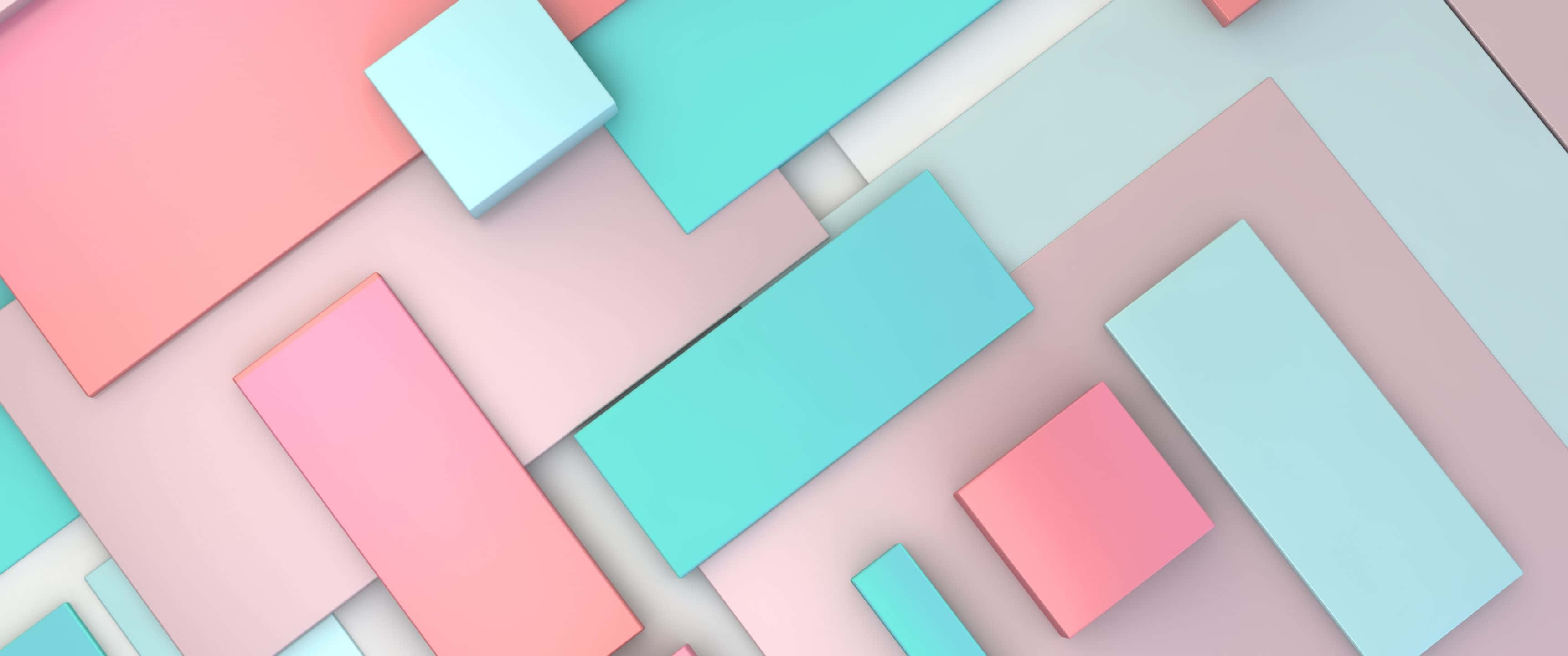 Die betowerende kleure en vorms van die natuur versier hierdie pragtige 3440x1440 agtergrond Muurpapier