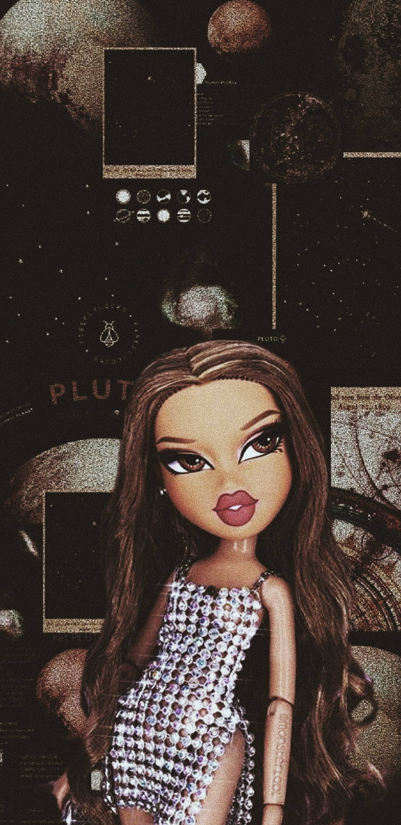 Die Bratz Poppe Gereed om te Trek Muurpapier
