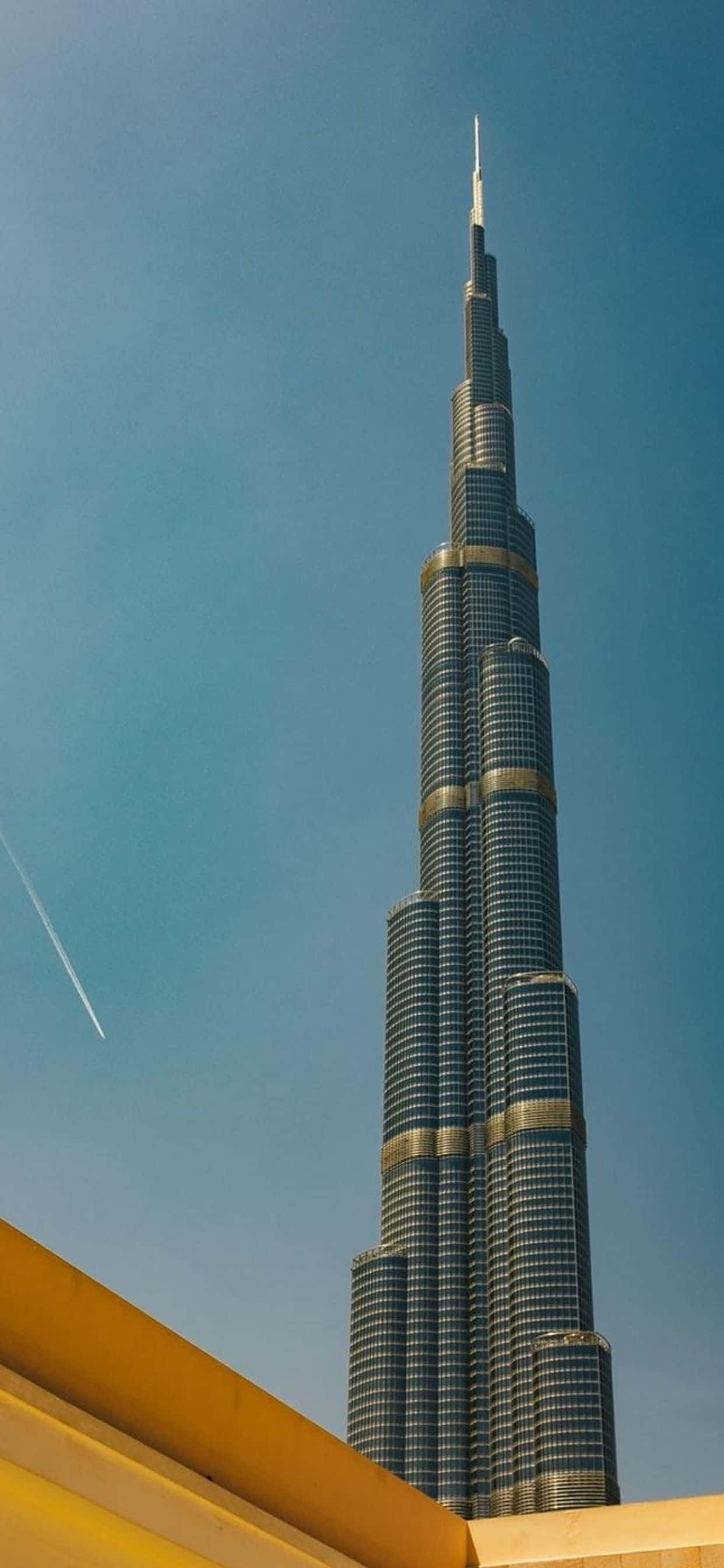 die burj khalifa toring in doebai Muurpapier