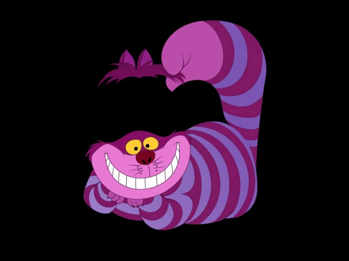 Die Cheshire Kat uit Alice in Wonderland Muurpapier