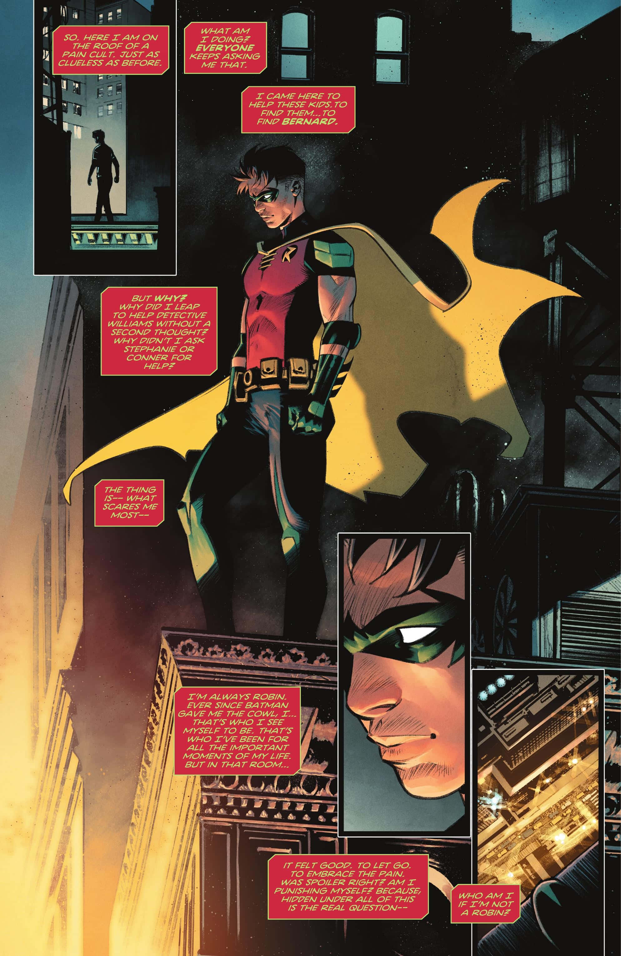 Die Dinamiese Tim Drake in Aksie Muurpapier