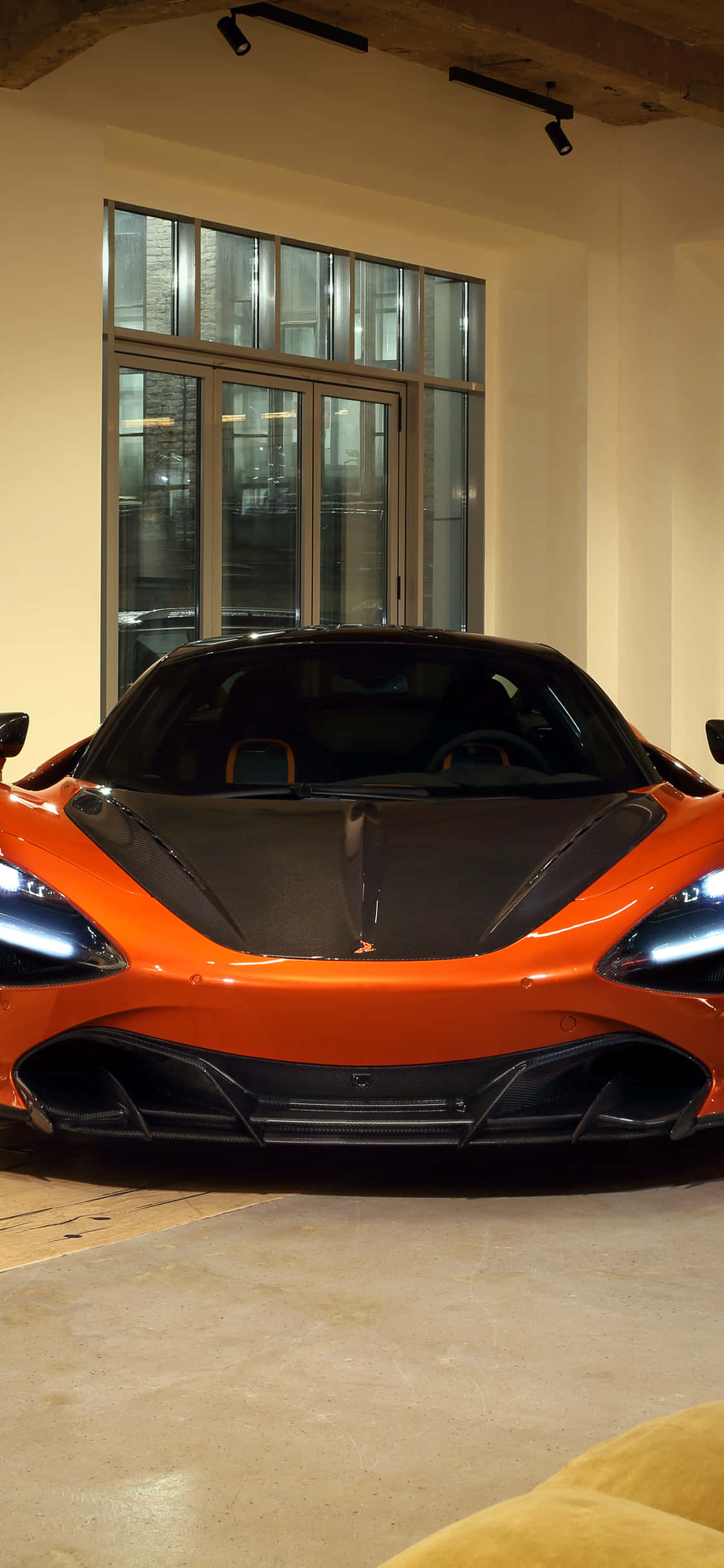 Die Epiese Krag van Styl: die iPhone Xs Mclaren 720s Muurpapier