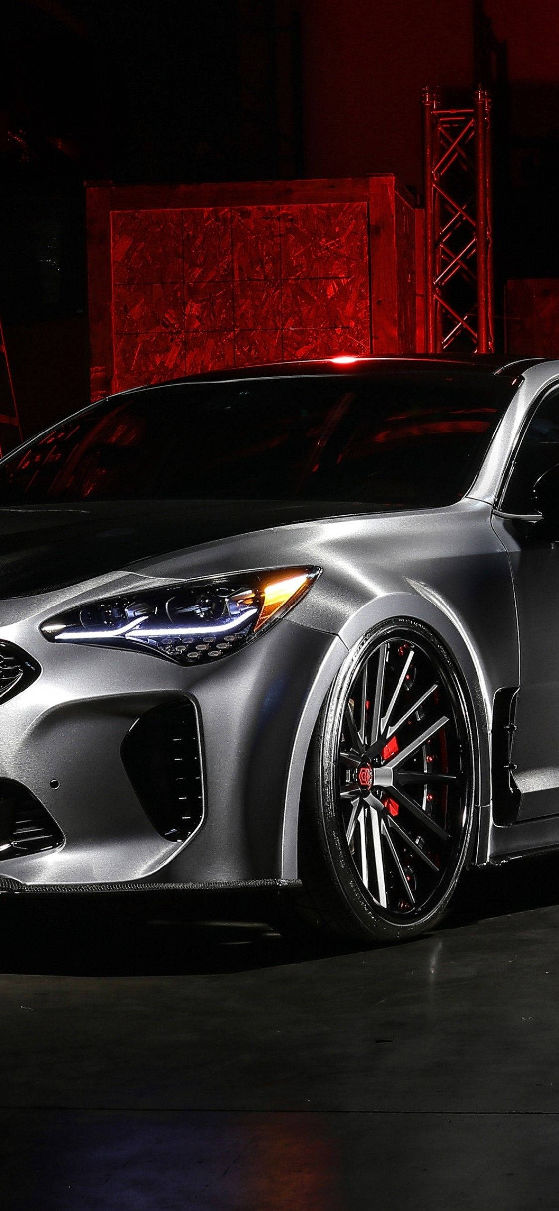 Die Gesofistikeerde Kia Stinger Muurpapier