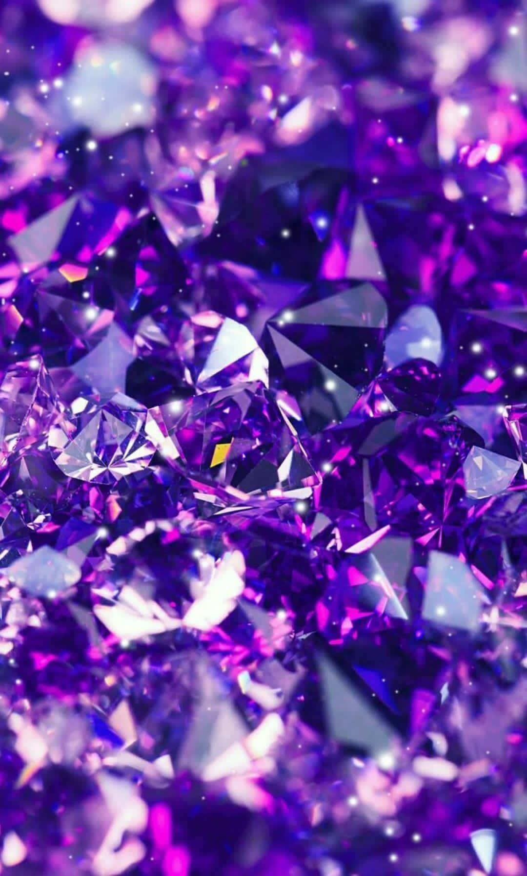 Die glans van die diamant weerspieël die skoonheid van die estetika Muurpapier