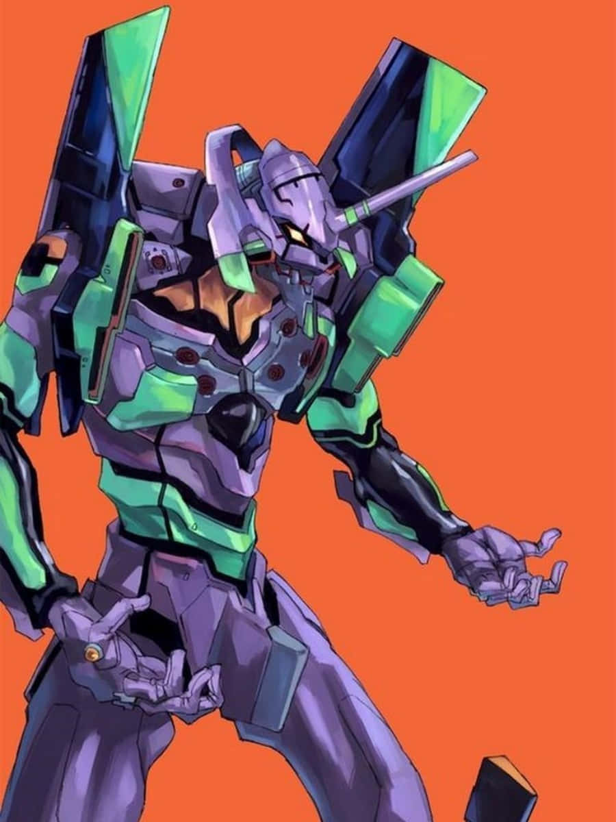 Die helde van "Neon Genesis Evangelion" veg teen die magte van duisternis. Muurpapier
