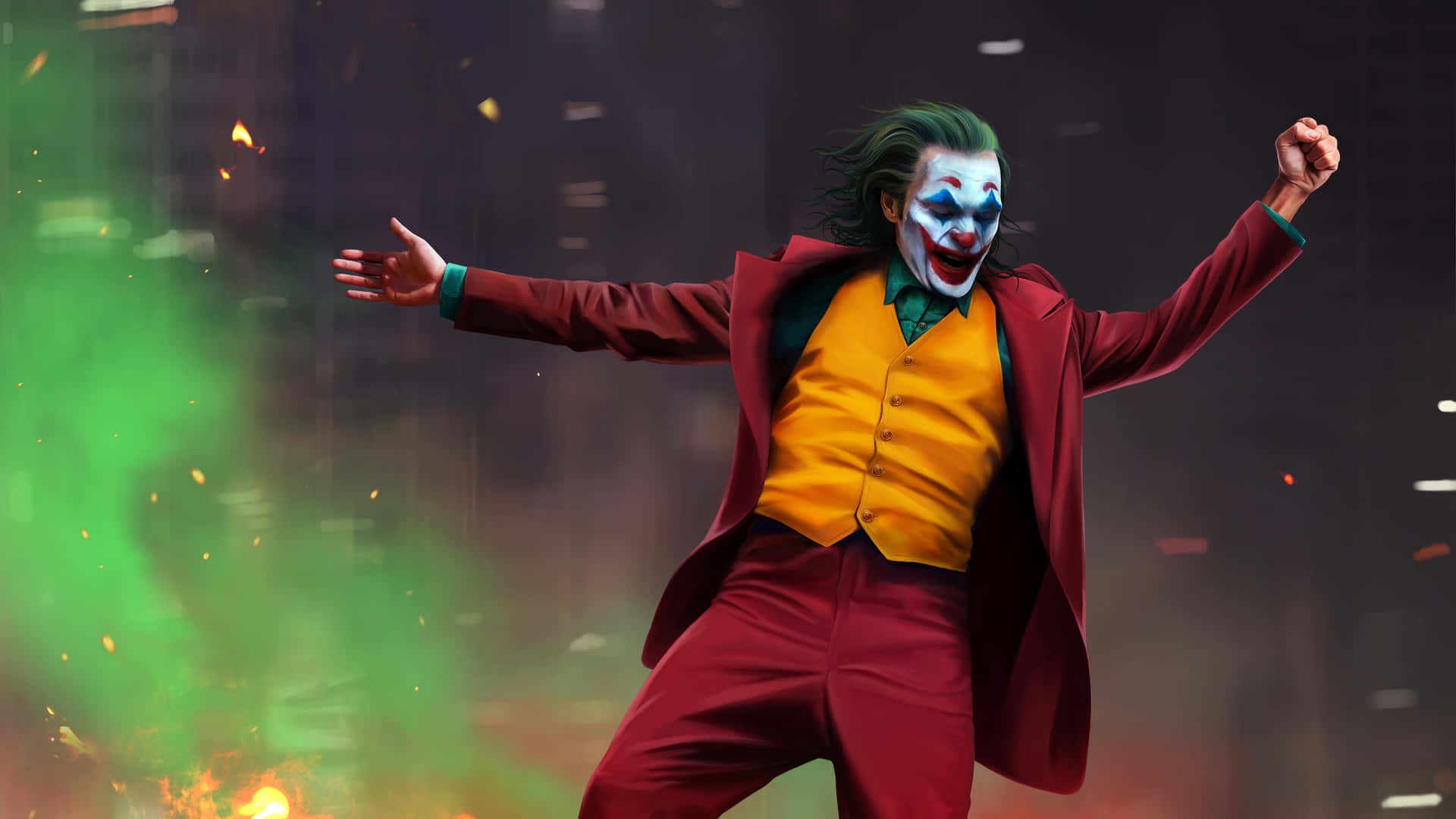 Die Joker se Intense Blik Muurpapier