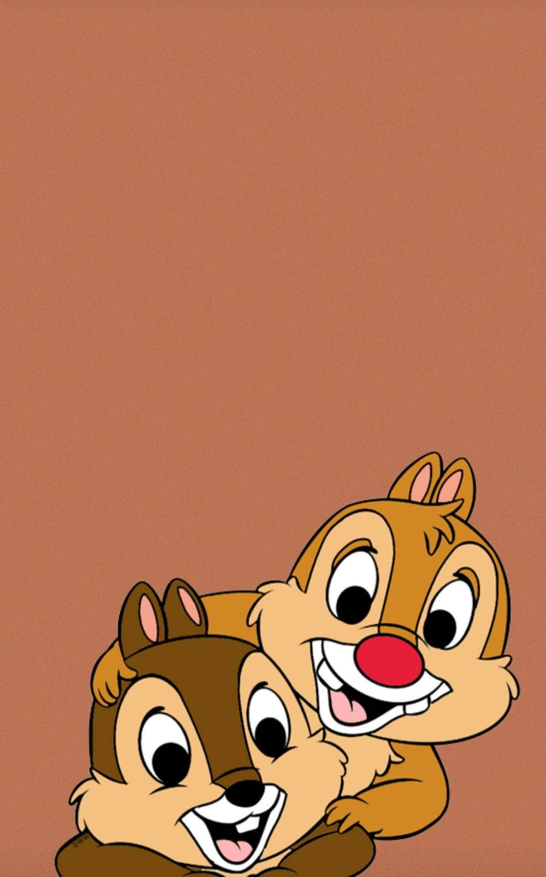Die Klein Eekhorinkies Chip N Dale Muurpapier