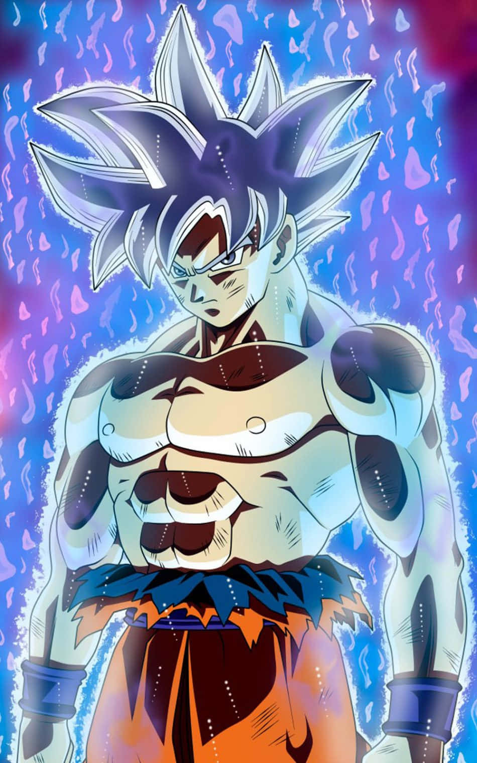 Die Krag van Goku wat Ultra Instinkt Ontsluit Muurpapier