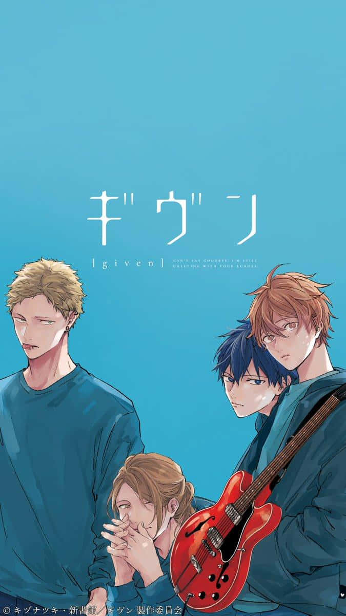 Die Krag van Musiek in Given Anime Muurpapier