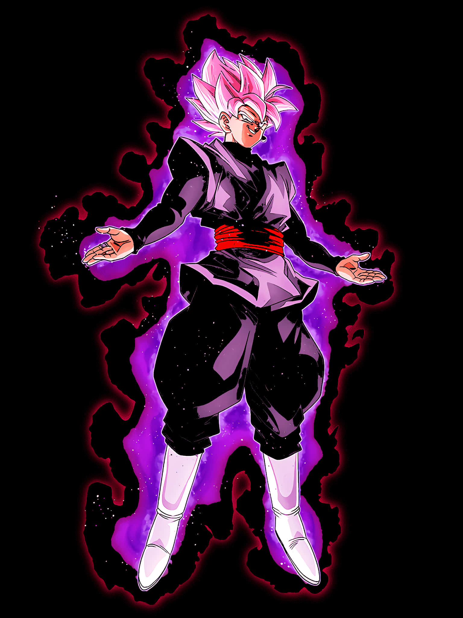 Die kragtige en geheimsinnige "Goku Black" van Dragon Ball Super! Muurpapier