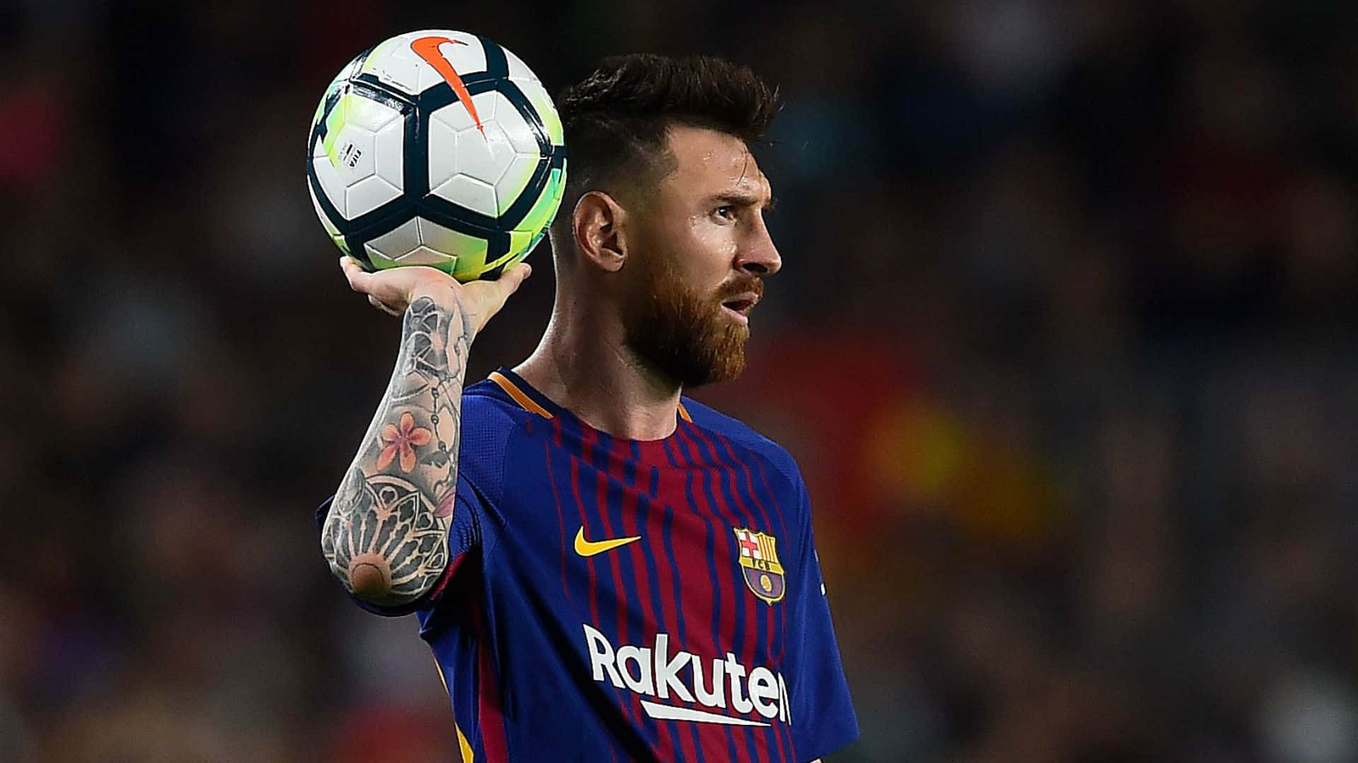 "Die Kuns van Sokker: Lionel Messi" Muurpapier
