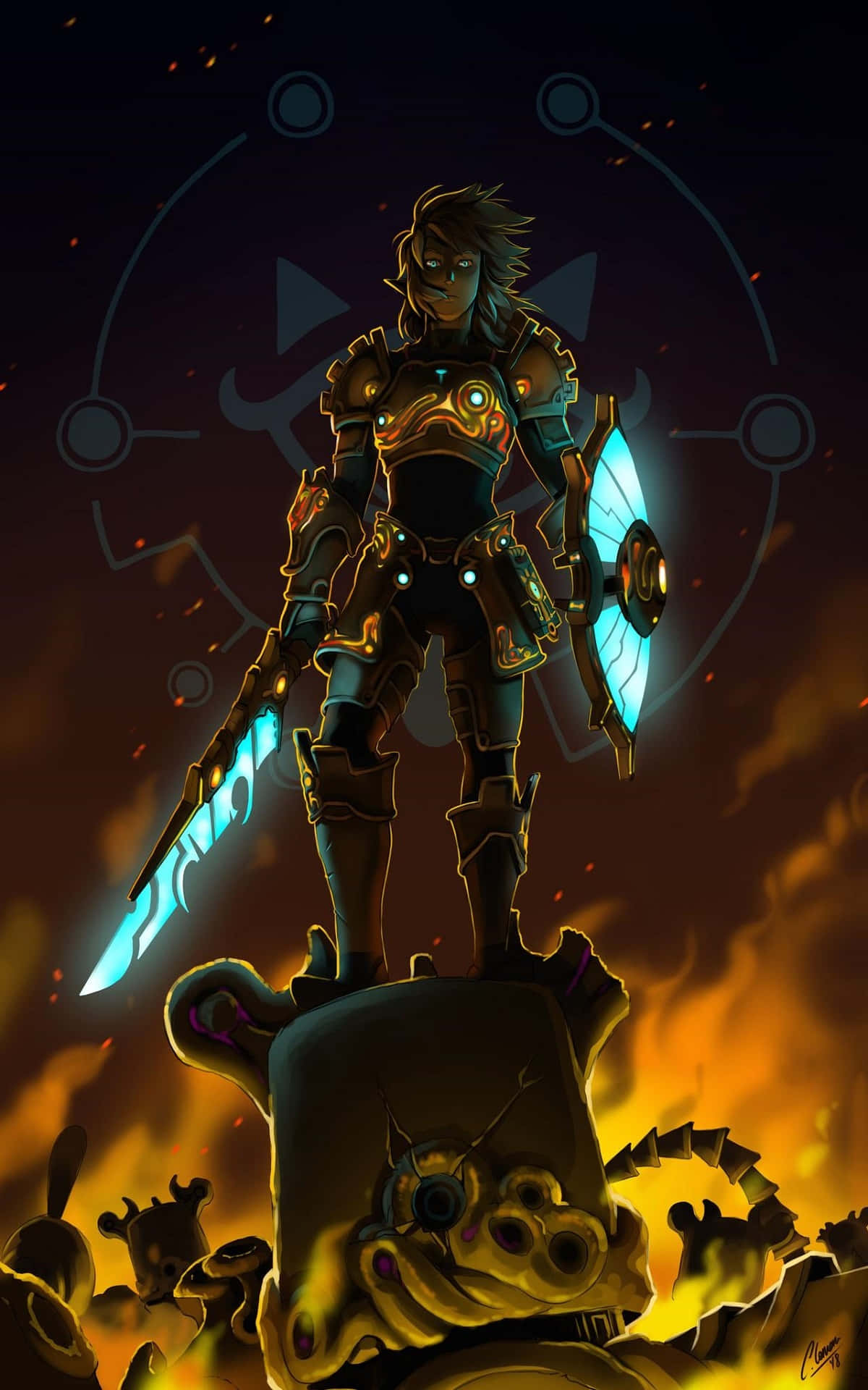 Die Legend of Zelda-foon - Waar Avontuur tot Lewe Kom Muurpapier