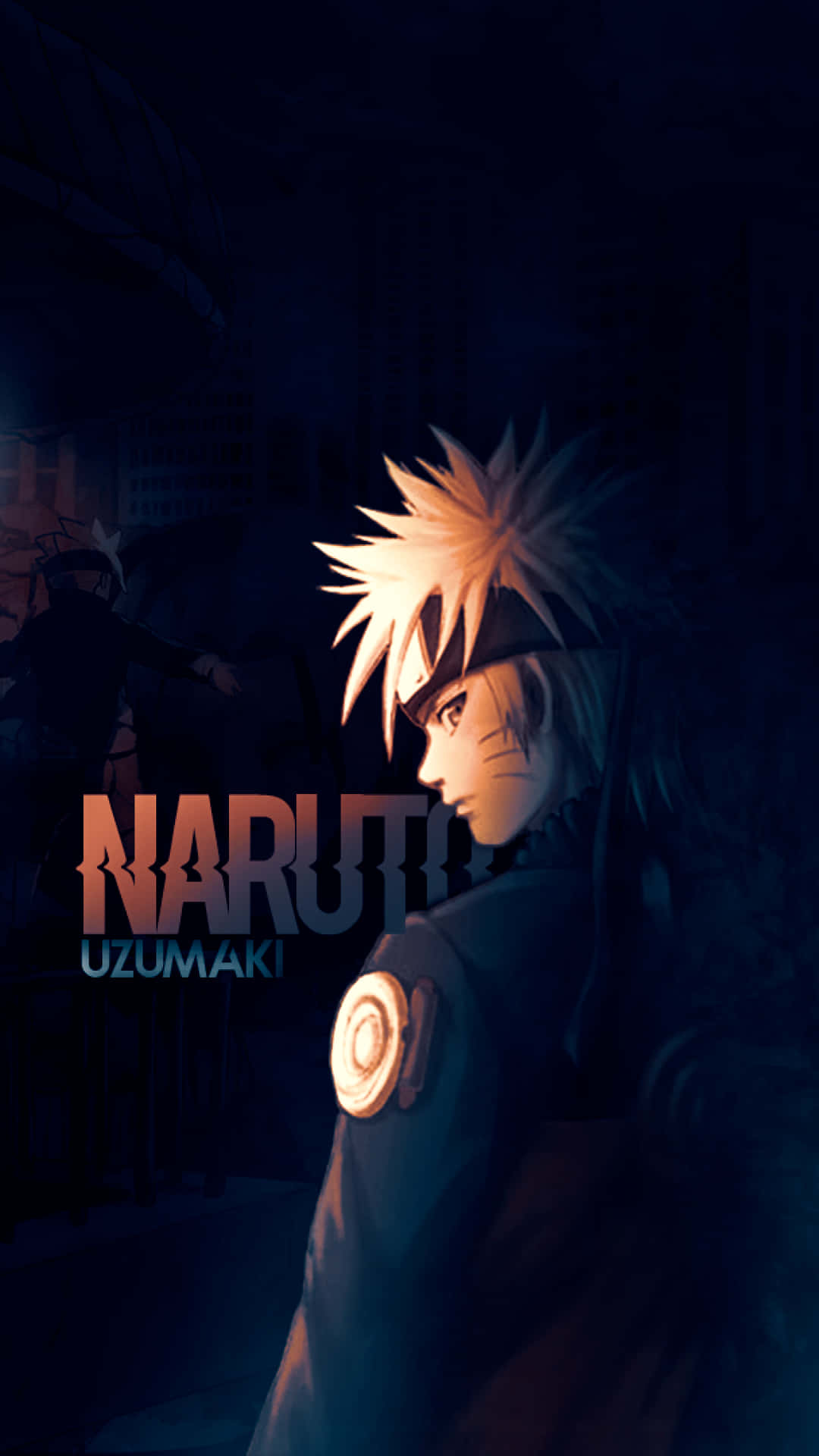 Die Legendariese Naruto Uzumaki wat Sy Krag Ontketen Muurpapier