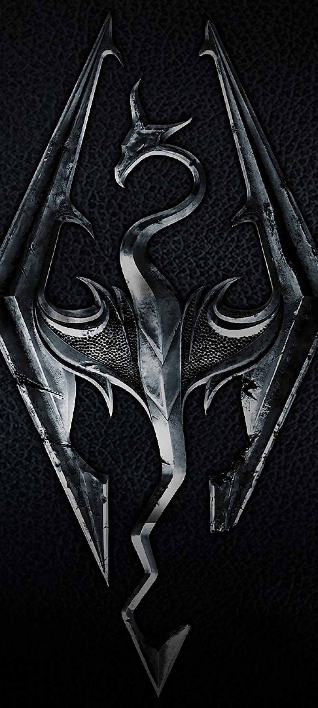 die logo vir die speletjie 'elder scrolls' Muurpapier