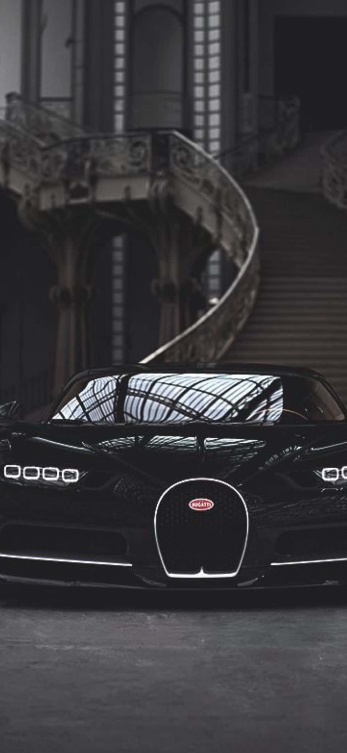 Die Luukse en Styl van Apple se iPhone Xs Bugatti Muurpapier
