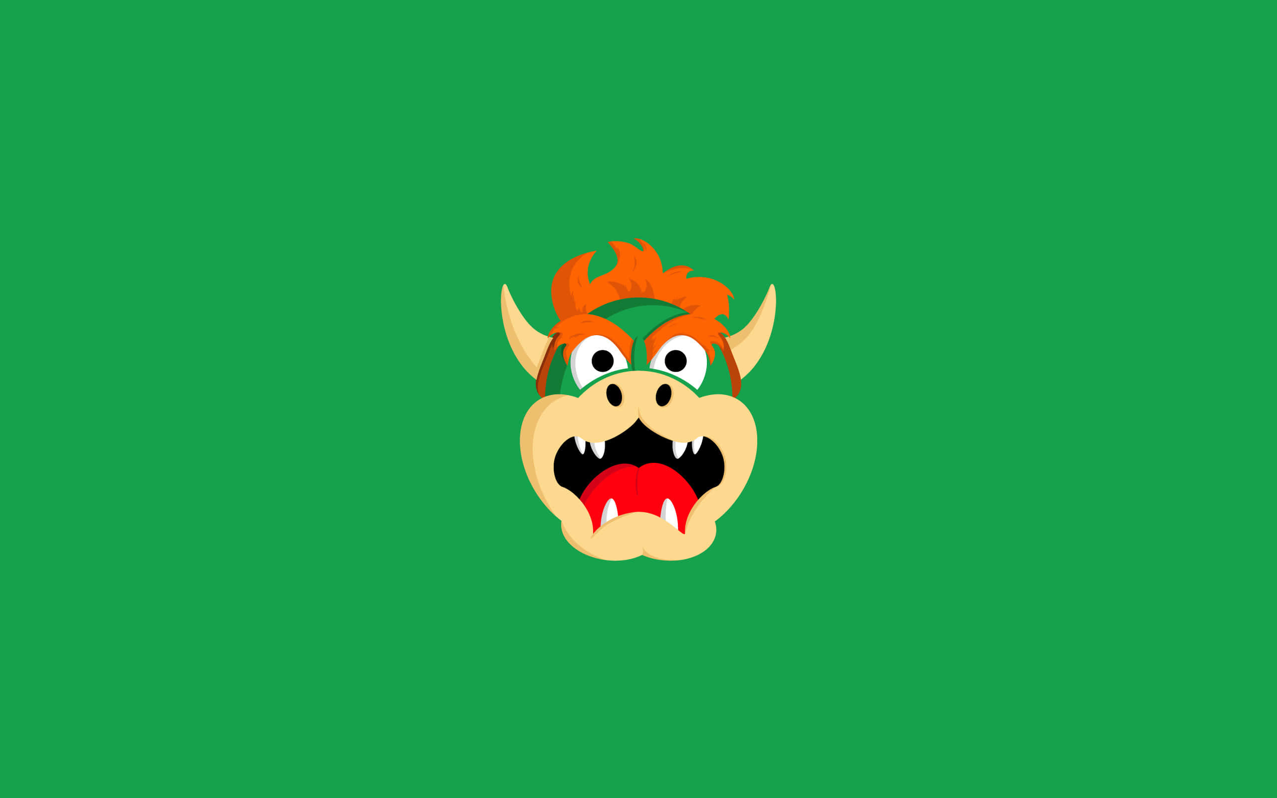 Die Magtige Koning Bowser Muurpapier
