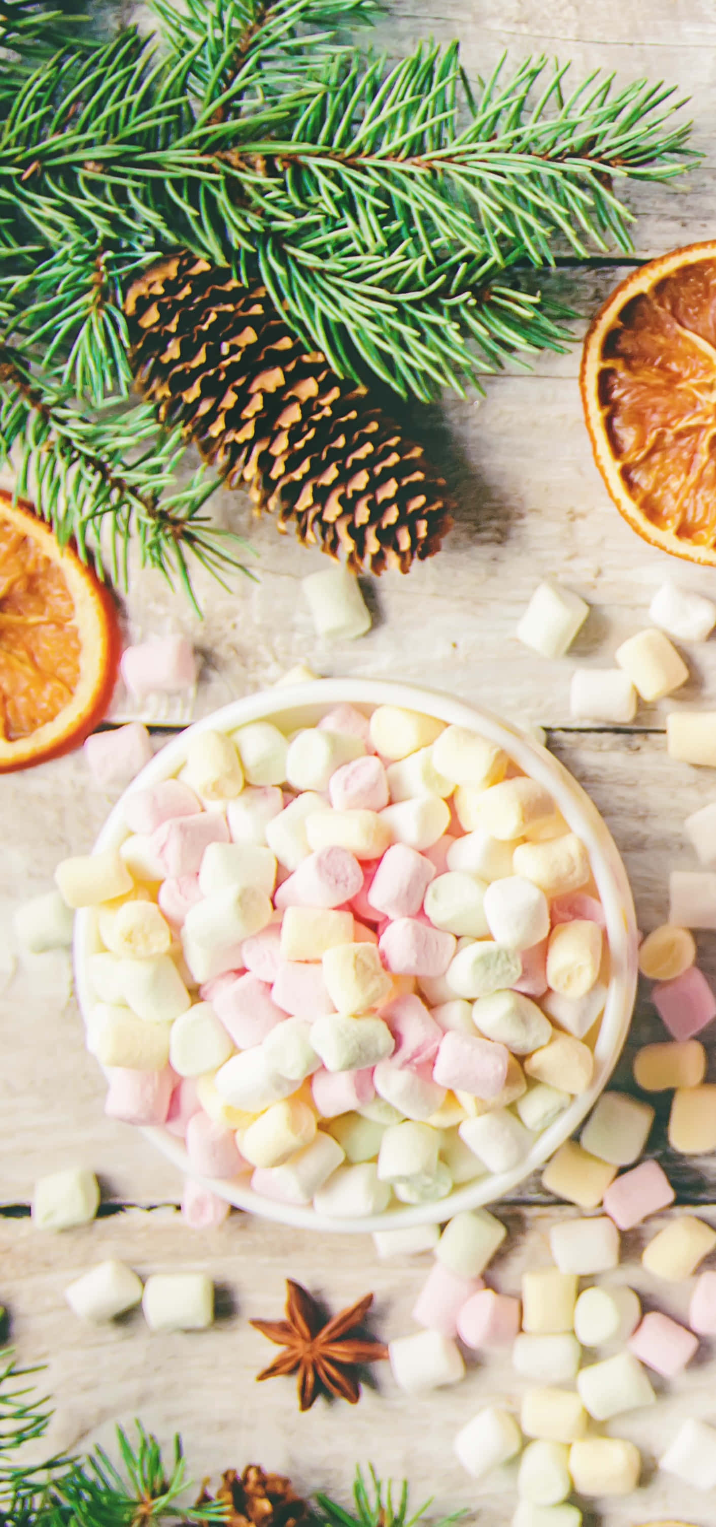 Die Marshmallow-foon - Voorpunt-tegnologie in Jou Hande Muurpapier