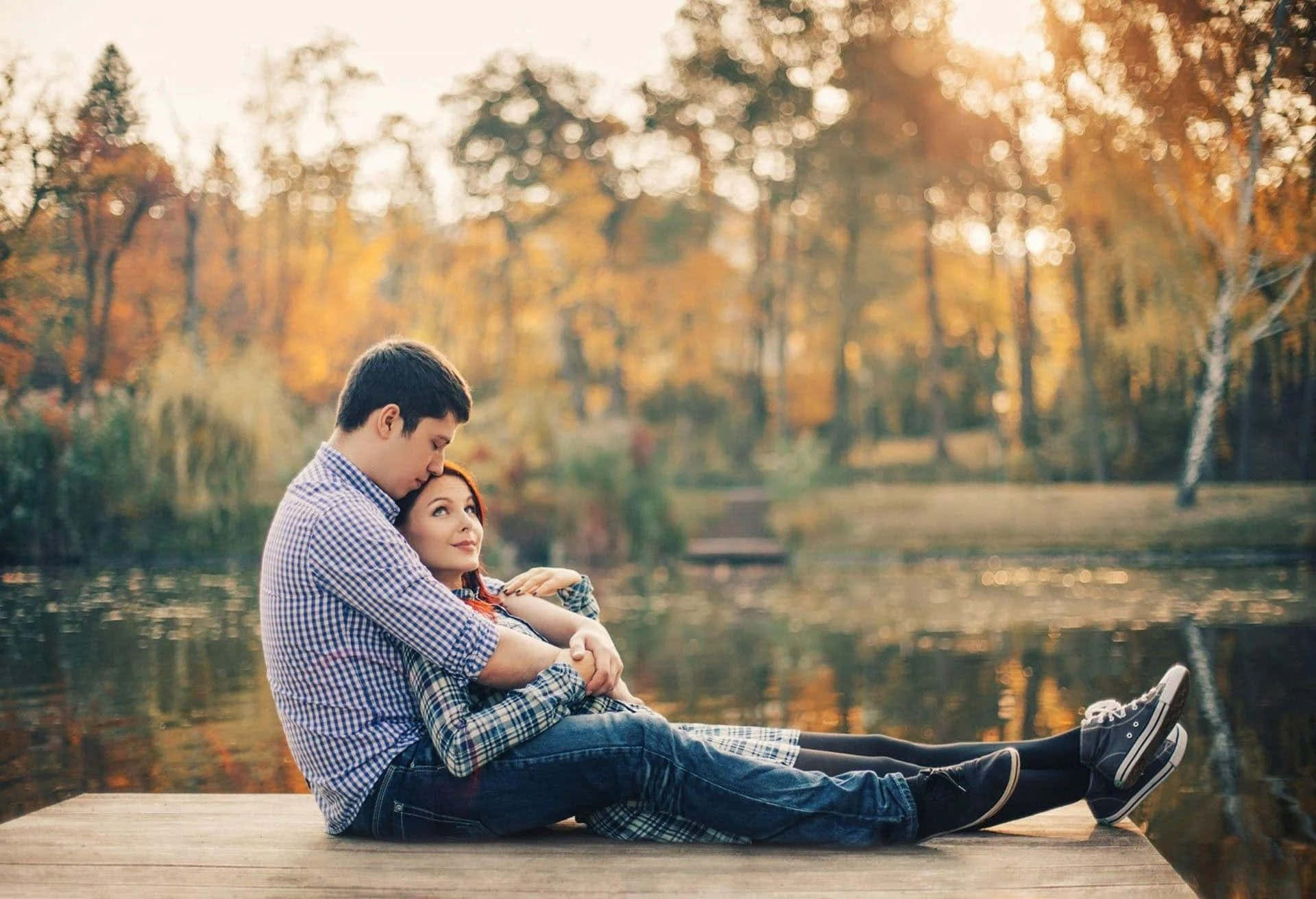 “Die mooiste ding in die wêreld is om lief te hê en liefgehê te word” Muurpapier