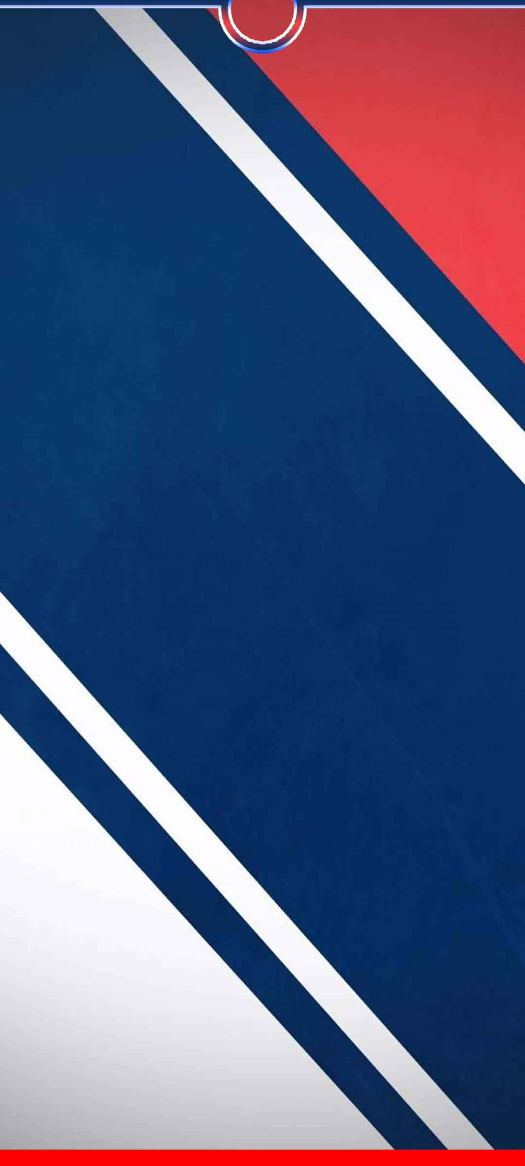 die new york rangers-logo word op 'n blou en rooi agtergrond gewys Muurpapier