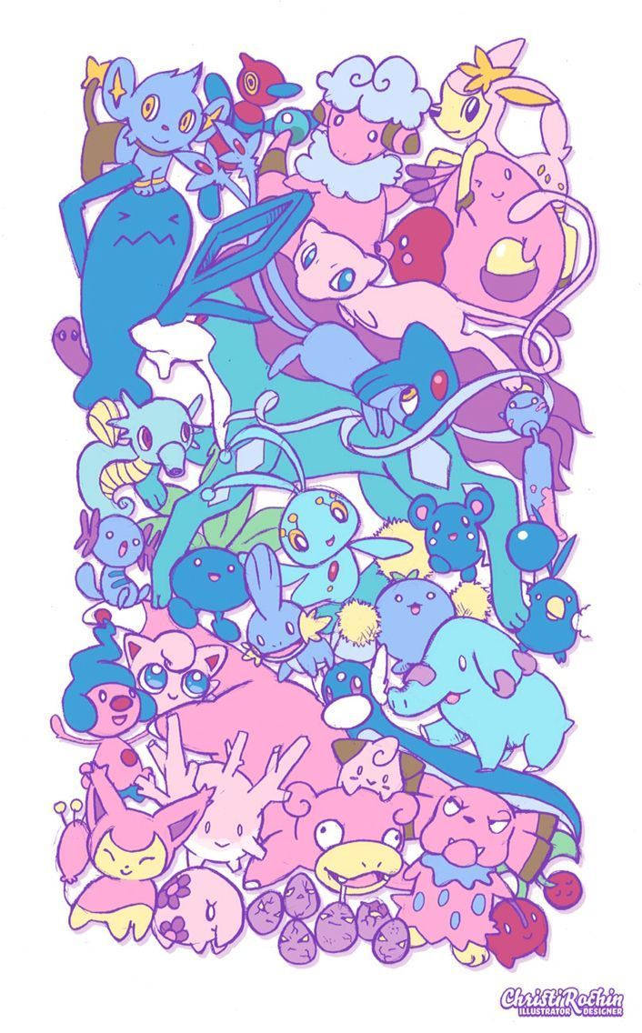 Die Oulike Clefairy - Baba Pokémon in Hoëdefinisie-kuns Muurpapier