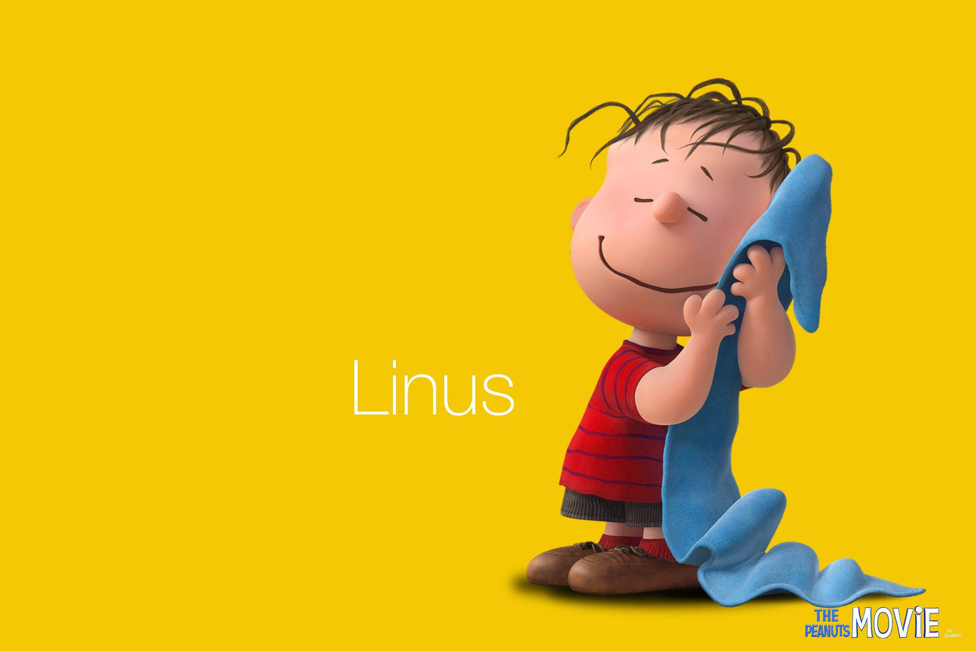 Die Peanuts-fliek Linus Muurpapier