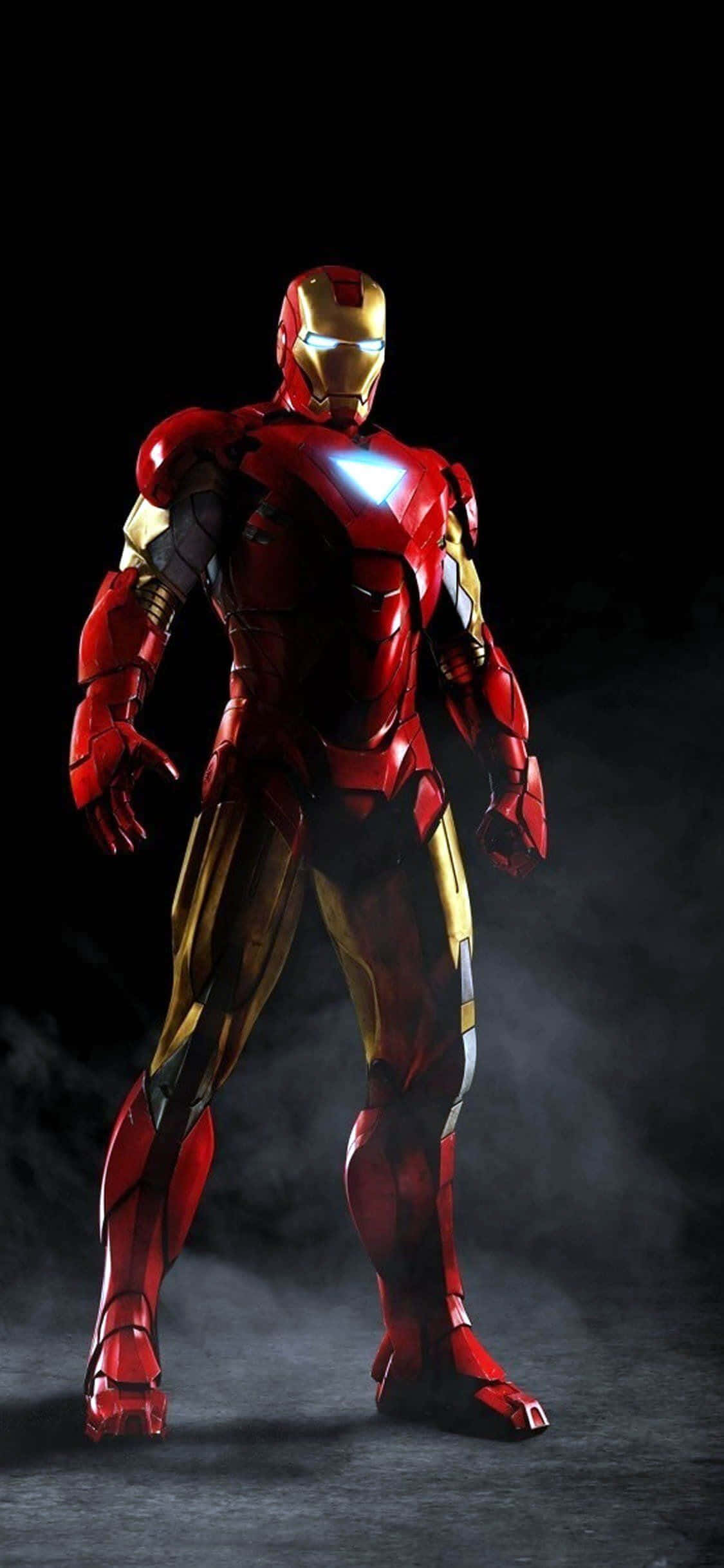 Die Perfekte Kombinasie van Styl en Funksie - Iron Man iPhone X Muurpapier