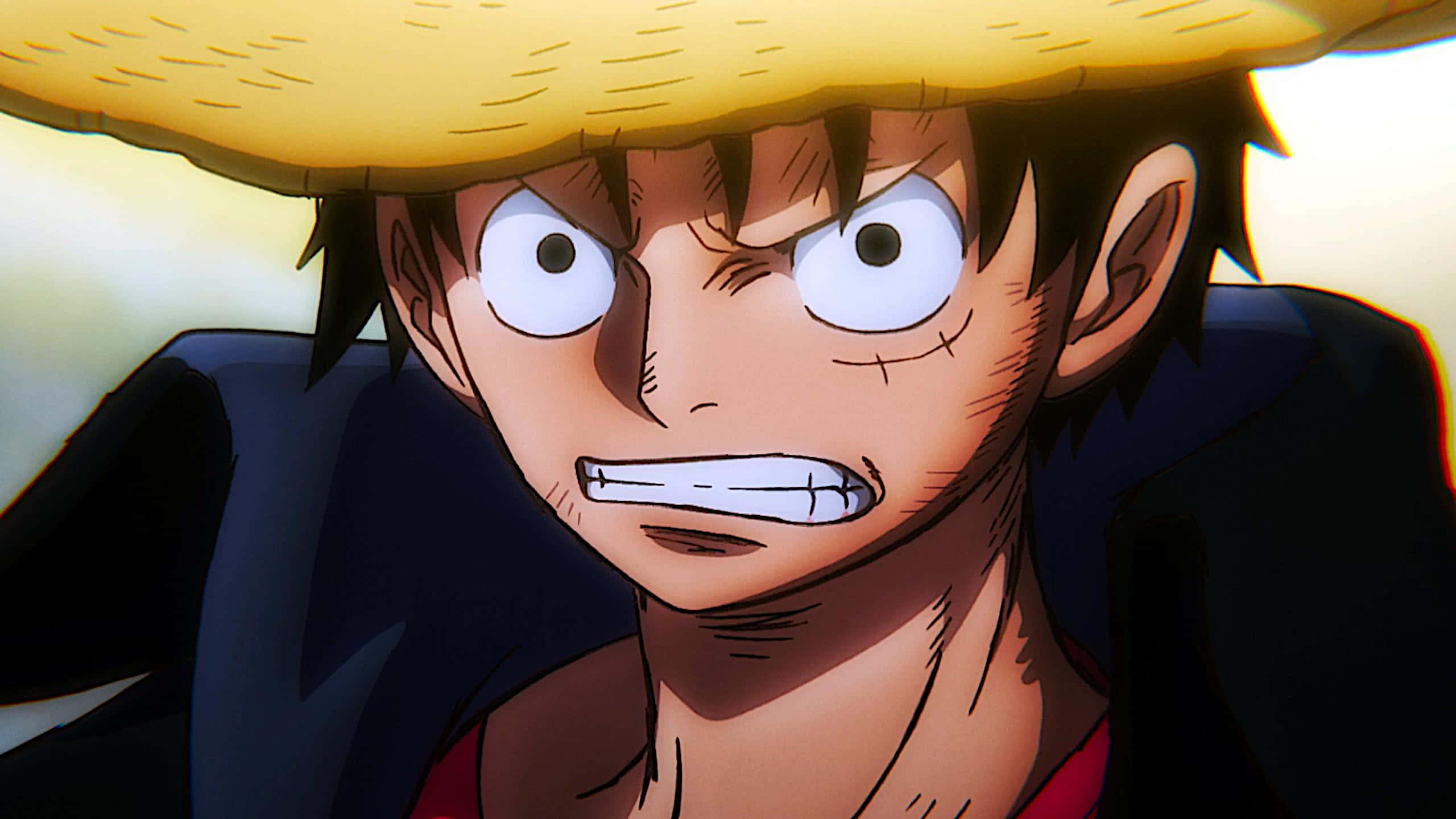 Die Piraatkoning – Luffy gereed om die One Piece te soek Muurpapier