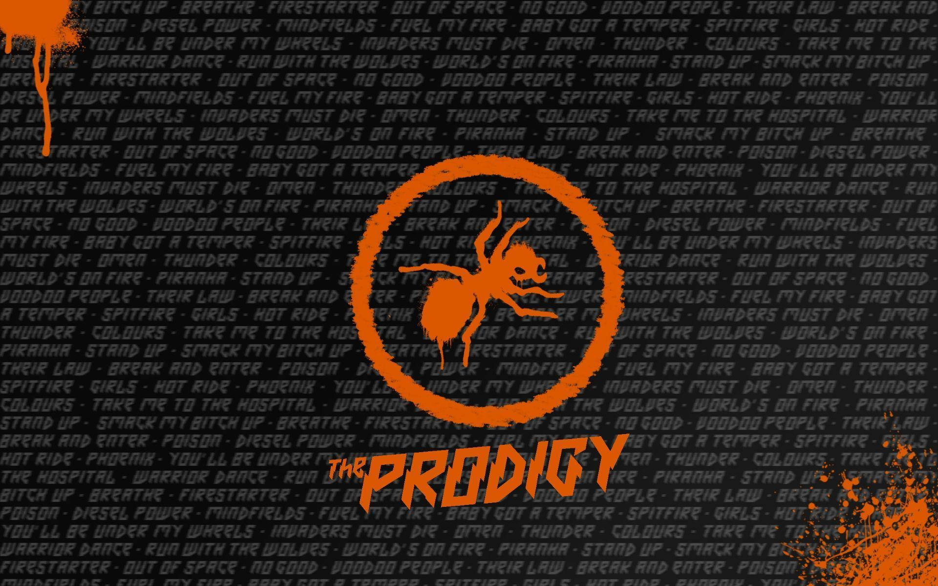 Die Prodigy Band Logo Muurpapier