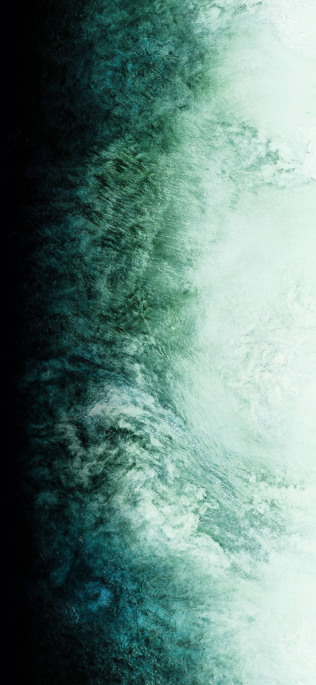 Die Smoky Midnight Green van die iPhone 11 Muurpapier