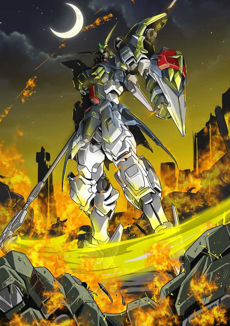 Die RX-78-2 Gundam Tree Kragtig Op Muurpapier