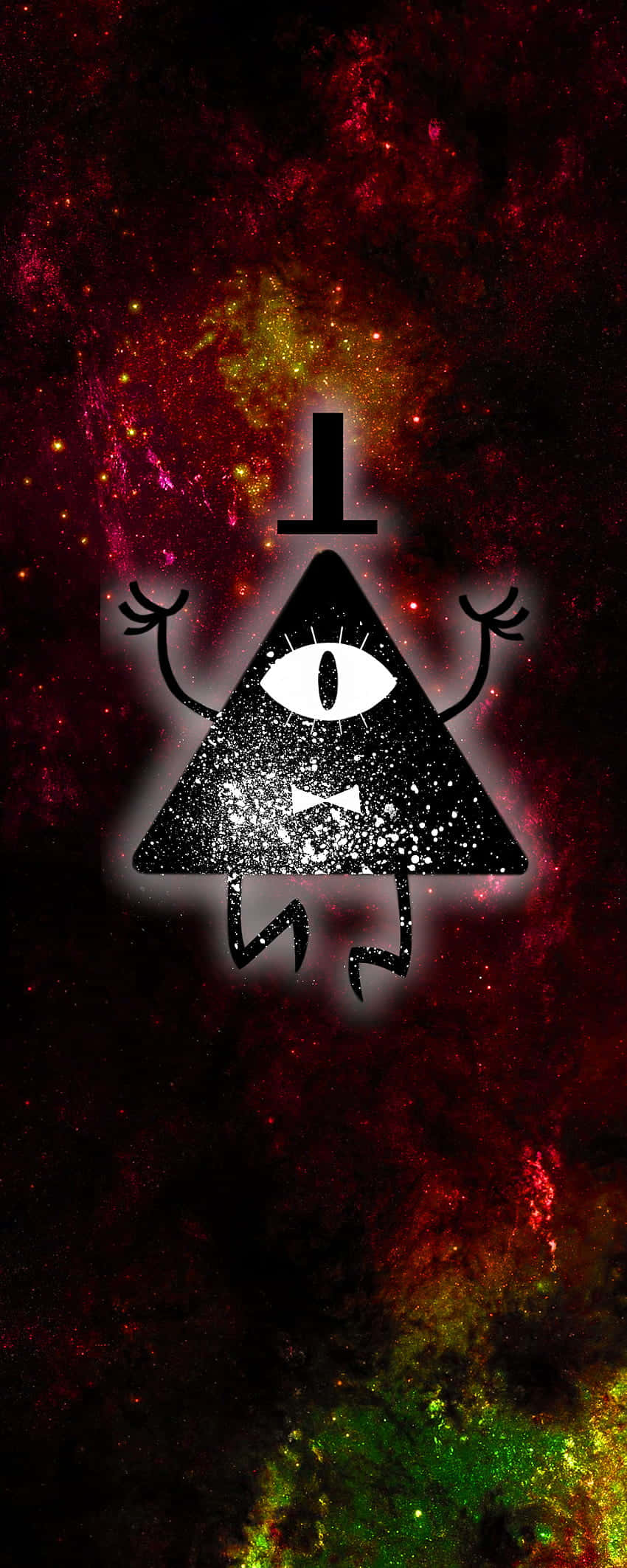 Die sinistere Bill Cipher Muurpapier