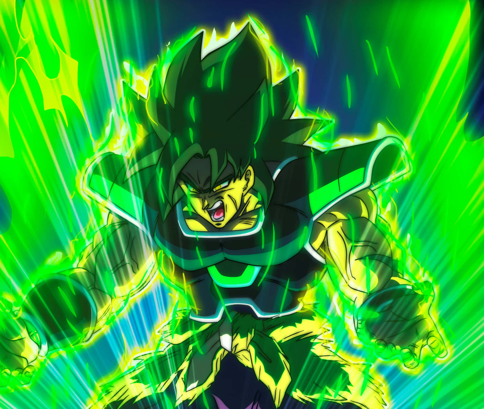 Die Sterkste Saiyan Vegter in Dragon Ball Super - Broly Muurpapier