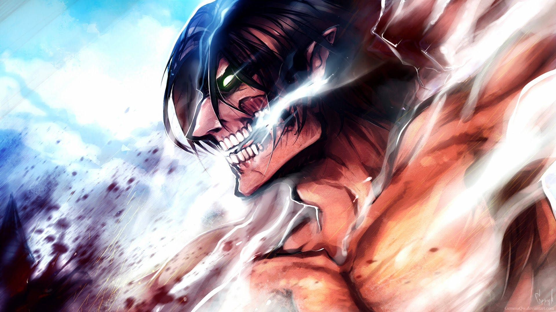 Die Stigting Titan – 'n Simbool van Hoop in Attack on Titan Muurpapier