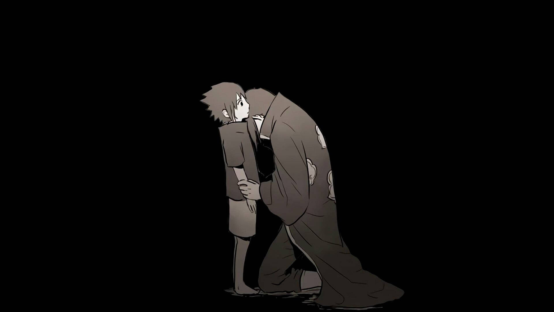1920x1080 Sasuke En Itachi Uchiha Broers Agtergrond. Agtergrond Studio 10