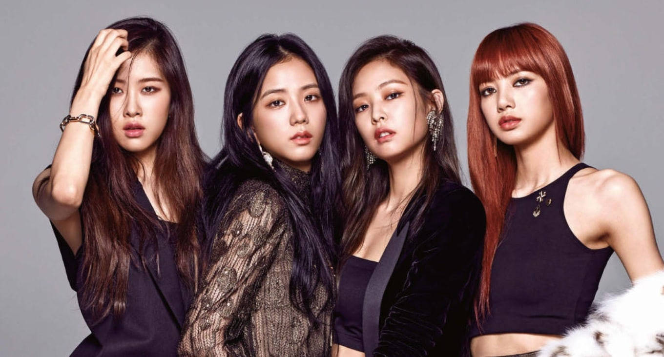 Die vier vurige lede van BlackPink Muurpapier
