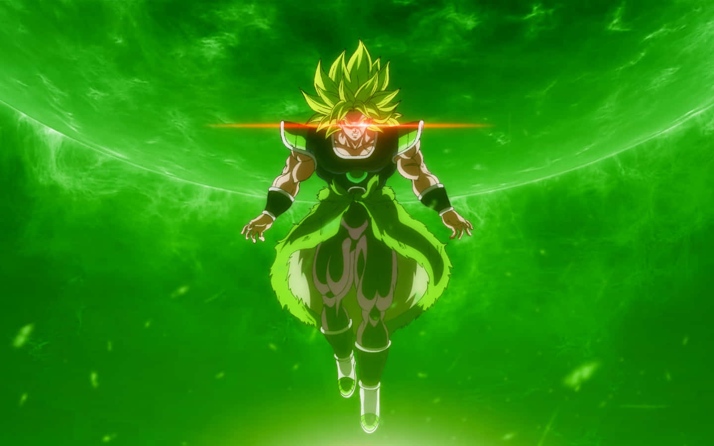 Die volle krag van Broly in die nuwe fliek “Dragon Ball Super Broly” Muurpapier