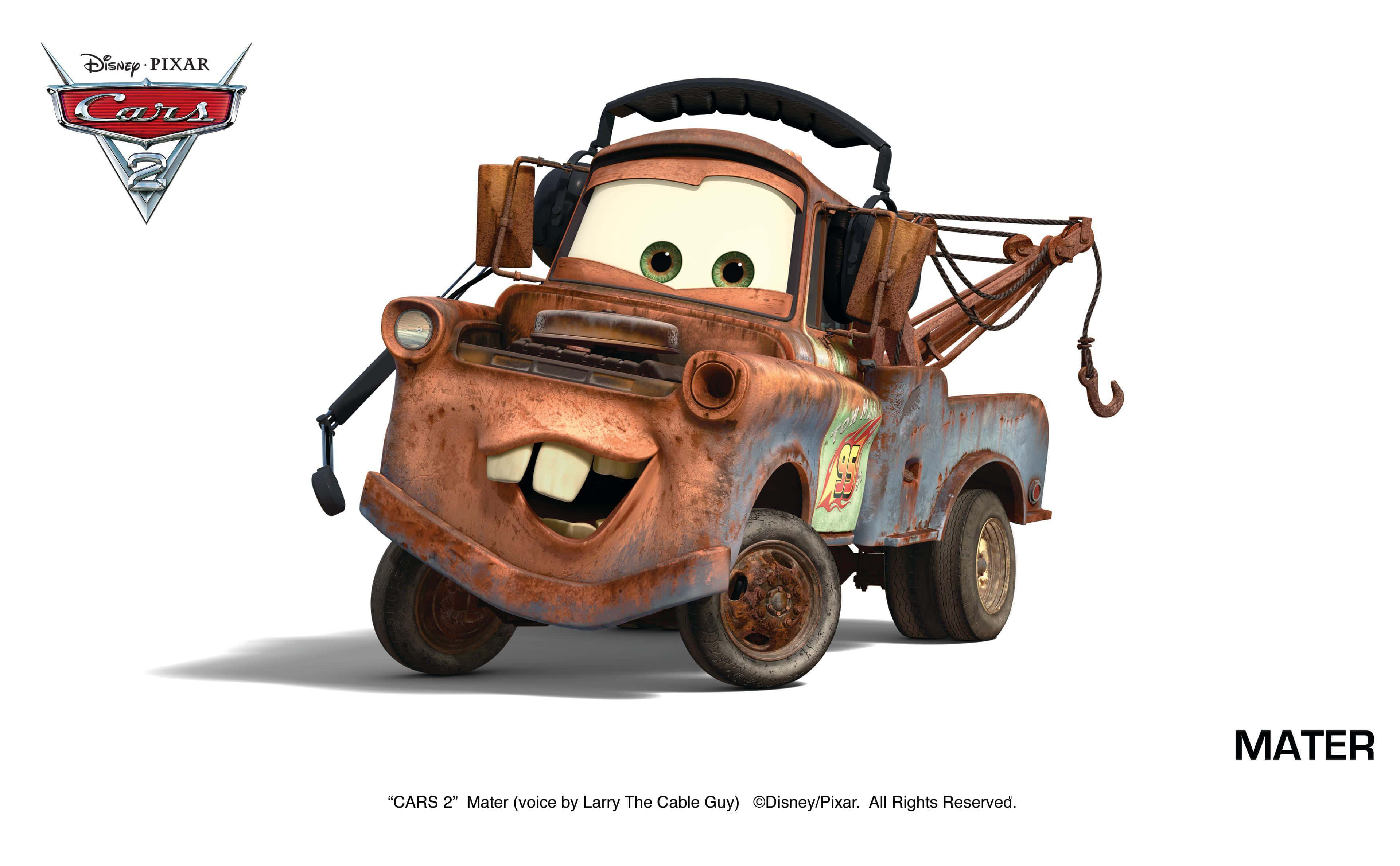 Die wedren is aan die gang in Cars 2 Muurpapier