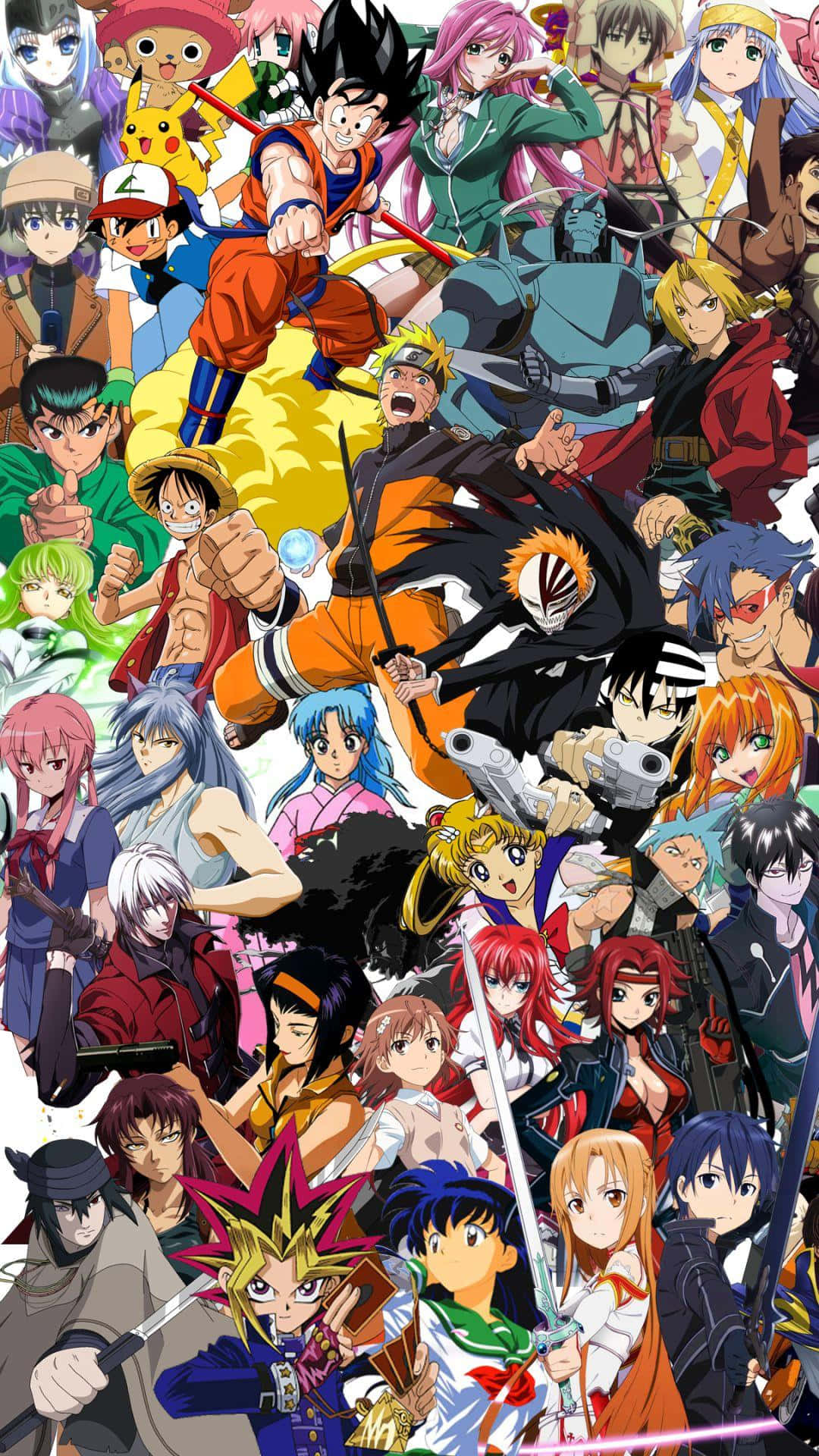 Die wêreld van anime is vol uiteenlopende en boeiende karakters Muurpapier