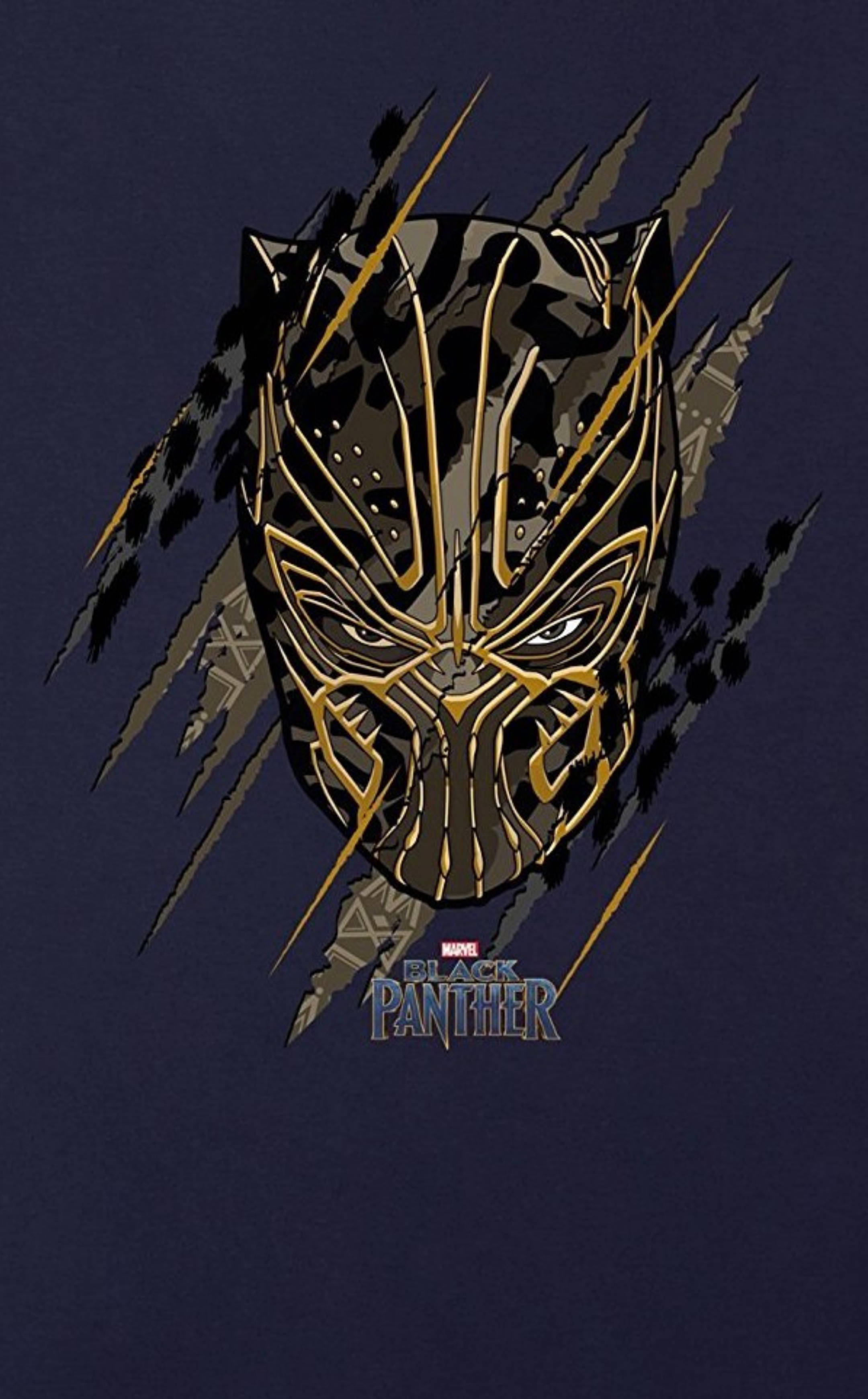 Digitale Kuns Killmonger Muurpapier