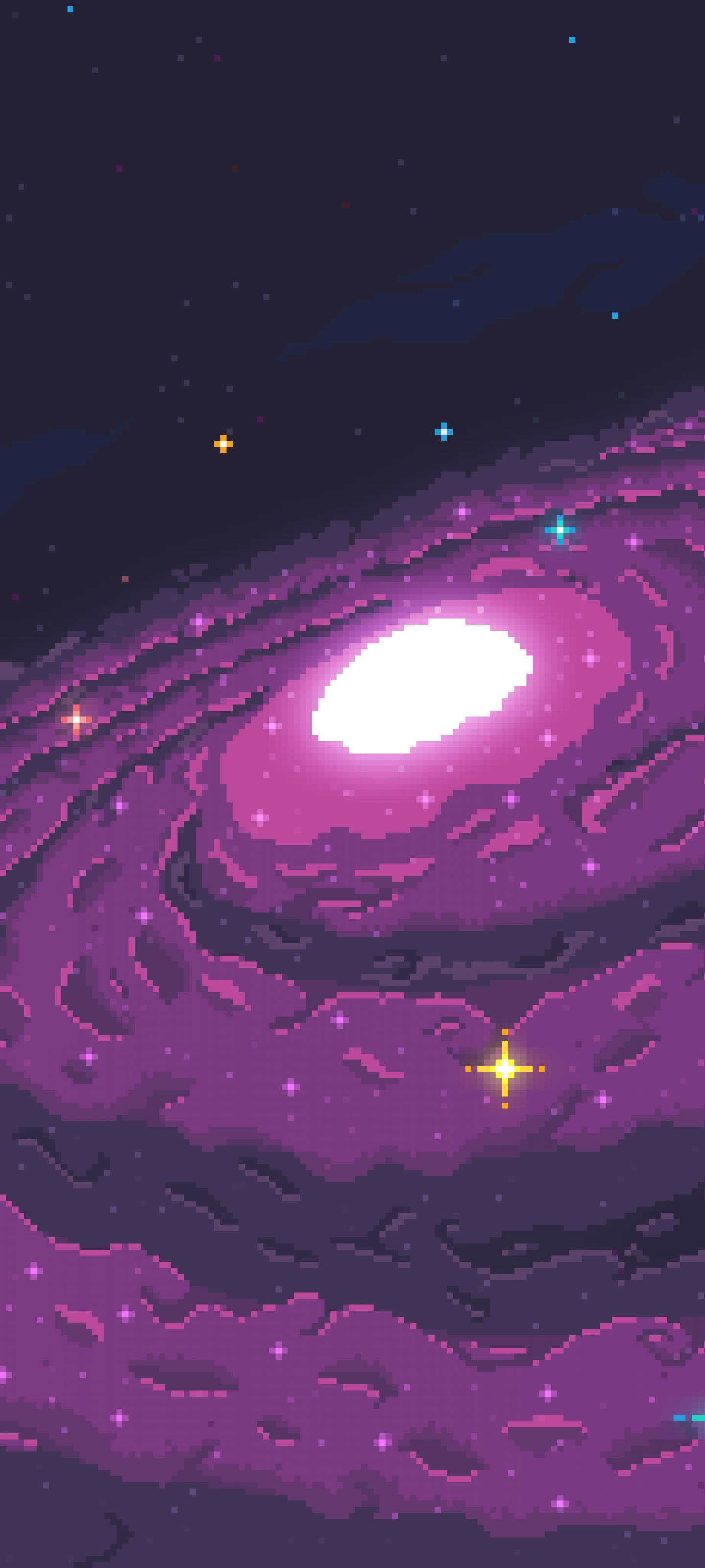 Digitale Kunswerk met Donkerpixel Muurpapier