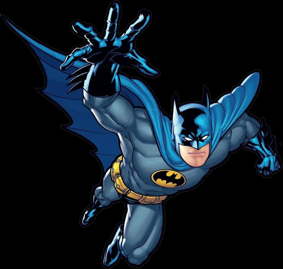 Dinamiese Batman in Aksie.PNG Muurpapier