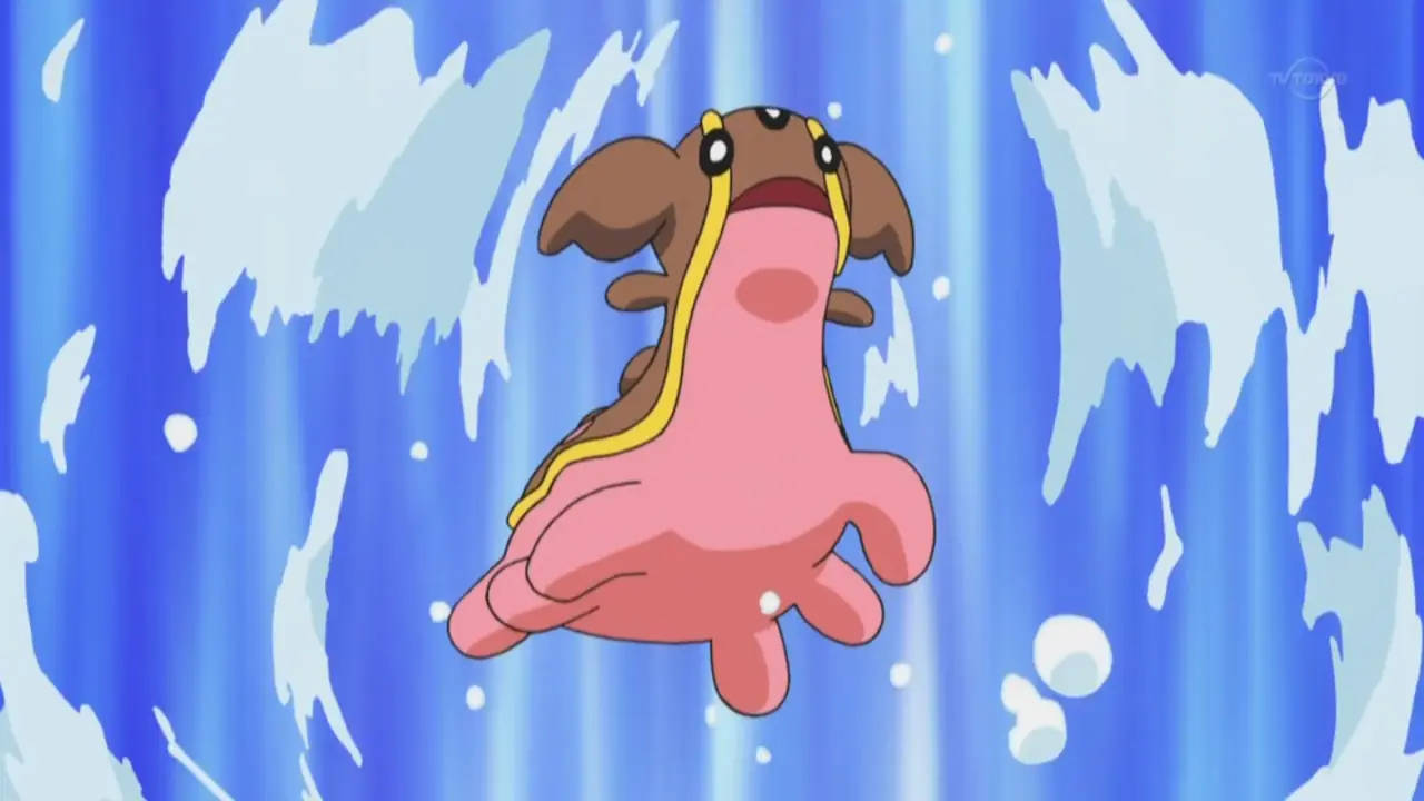 Dinamiese Gastrodon in Aksie Muurpapier
