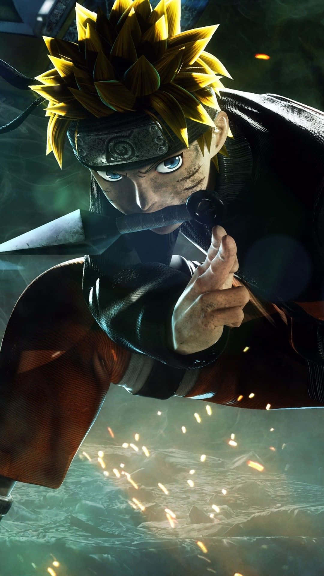 Dinamiese Naruto Aksiepous Foonagtergrond Muurpapier