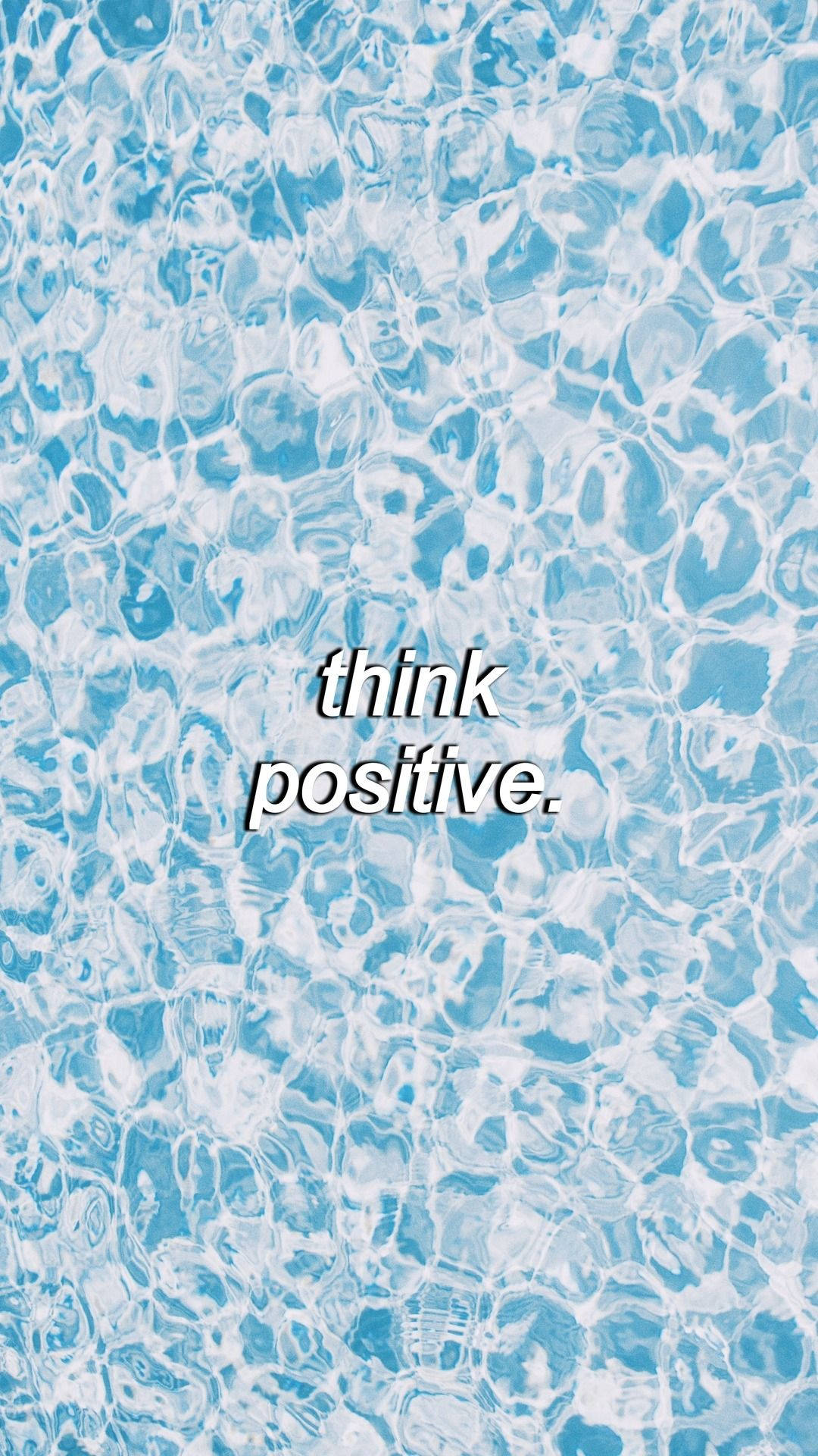 Dink Positief iPhone Esteties Muurpapier