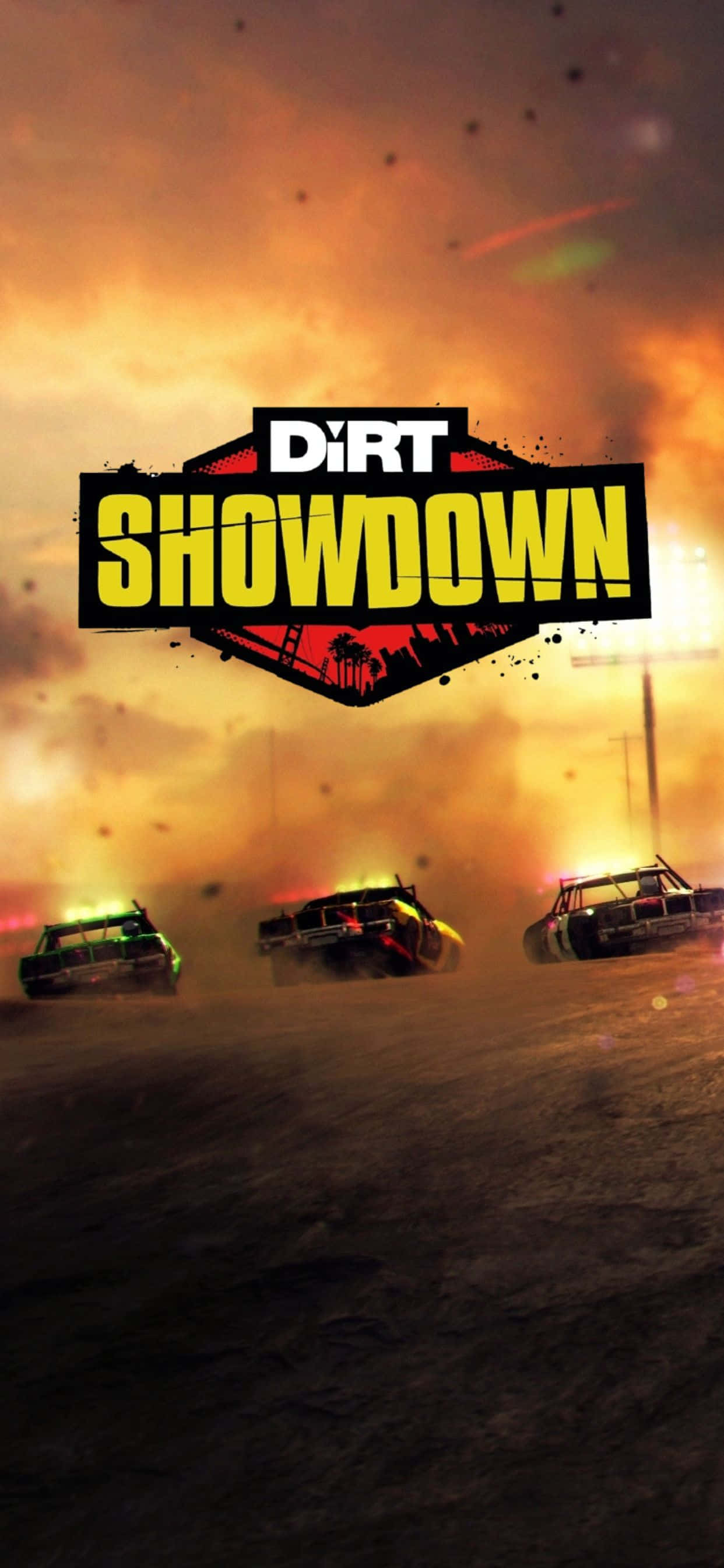 dirt showdown - skermkiekie Muurpapier